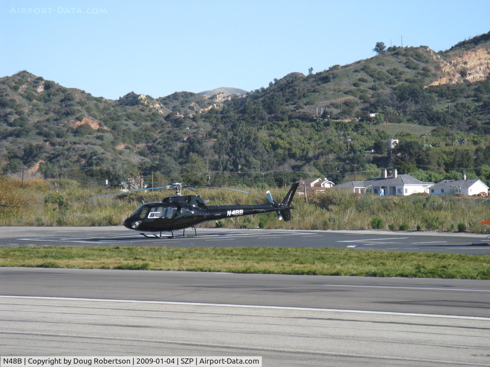N48B, Aerospatiale AS-350B Ecureuil C/N 1481, Aerospatiale AS 350B Ecureuil (Squirrel), one Turbomecha Arriel 1B Turboshaft 641 shp, six place