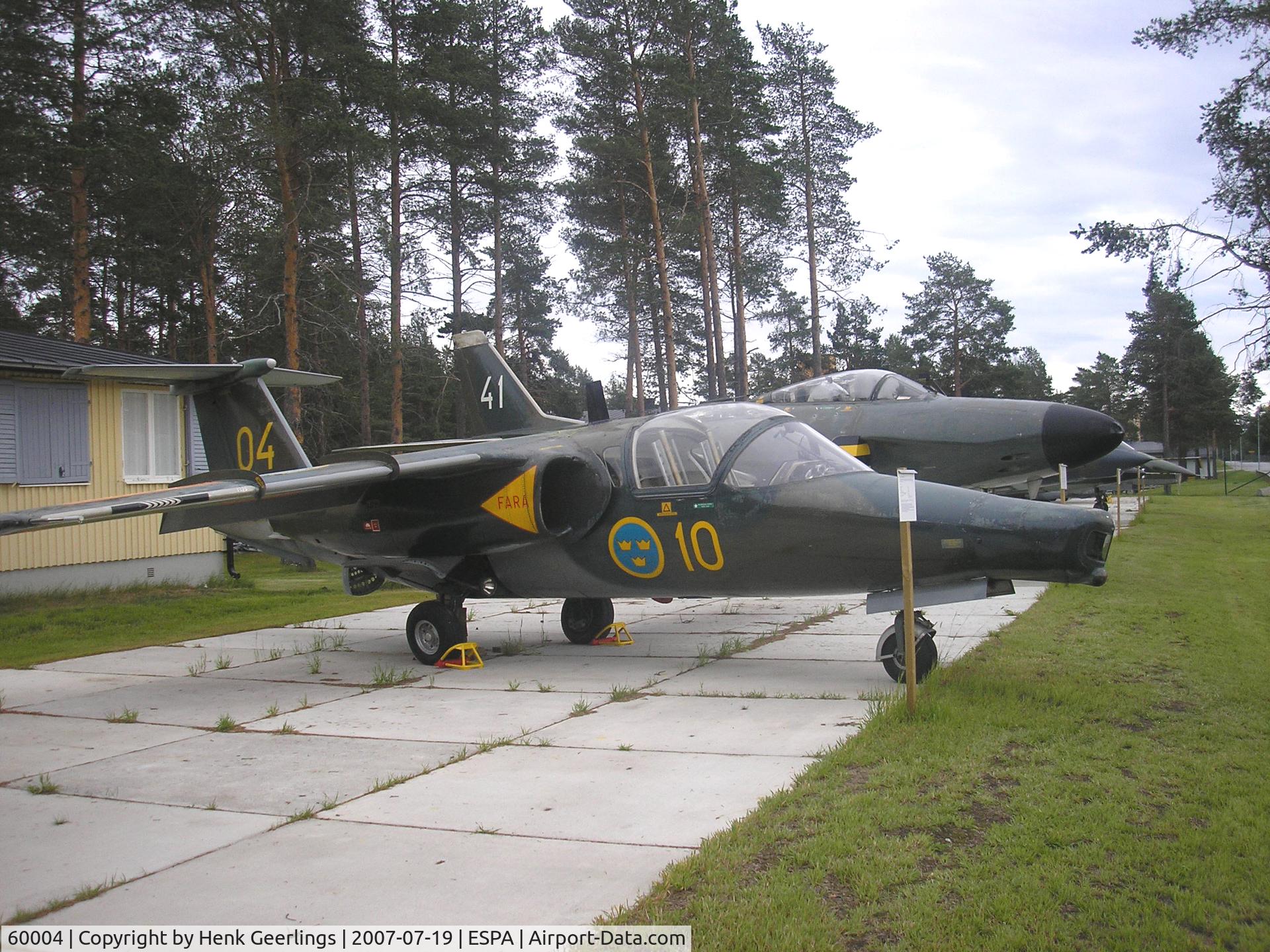 60004, 1966 Saab Sk.60C C/N 60004, Lulea AFB F21 Norbotten wing, SWAF museum