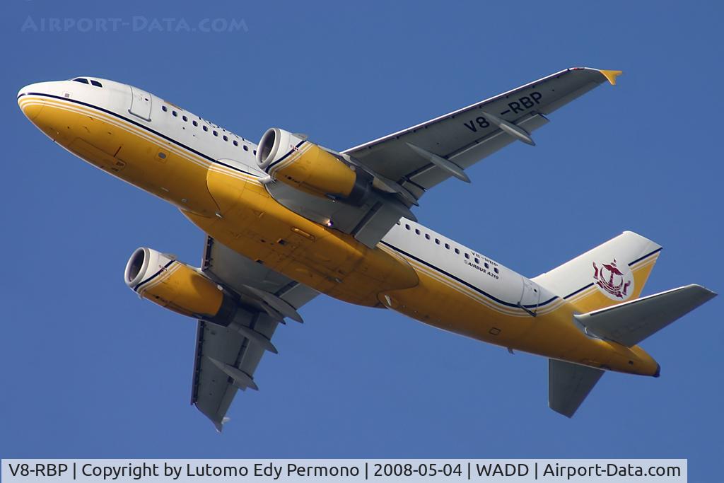 V8-RBP, 2003 Airbus A319-132 C/N 2023, Royal Brunei