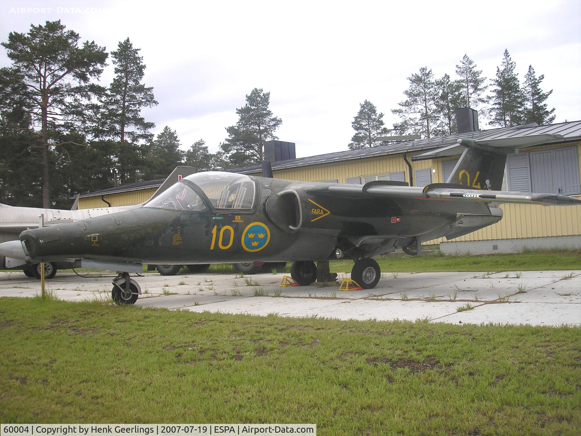 60004, 1966 Saab Sk.60C C/N 60004, Lulea AFB F21 Norbotten wing, SWAF museum
