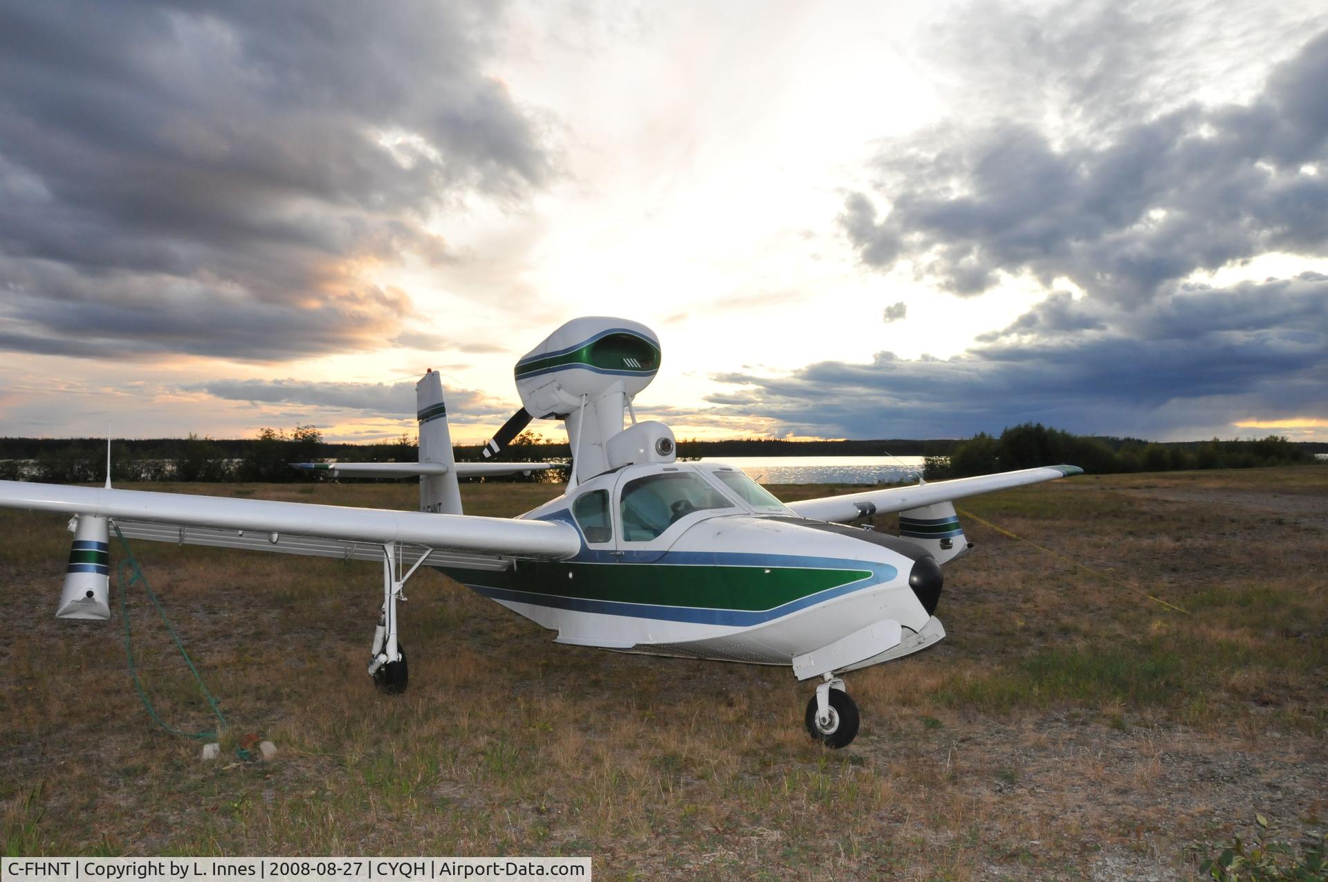 C-FHNT, 1971 Lake LA-4-200 Buccaneer C/N 471, HNT at Watson Lake, Yukon, Canada