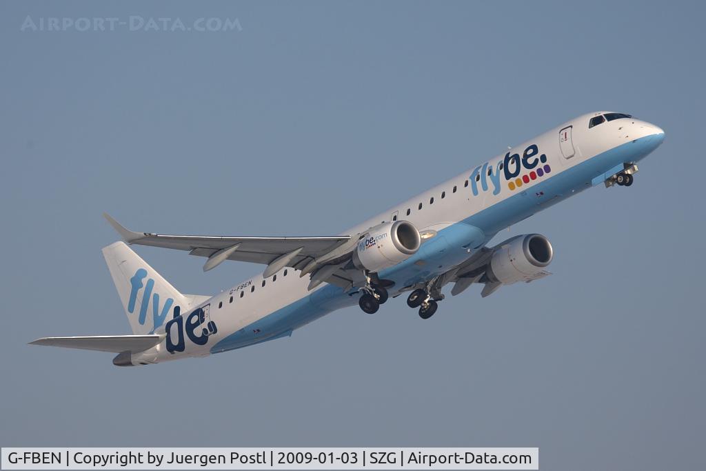 G-FBEN, 2008 Embraer 195LR (ERJ-190-200LR) C/N 19000213, Embraer ERJ-190-200LR