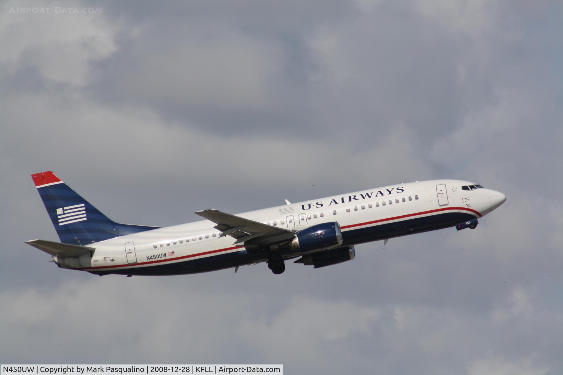 N450UW, 1990 Boeing 737-4B7 C/N 24933, Boeing 737-400