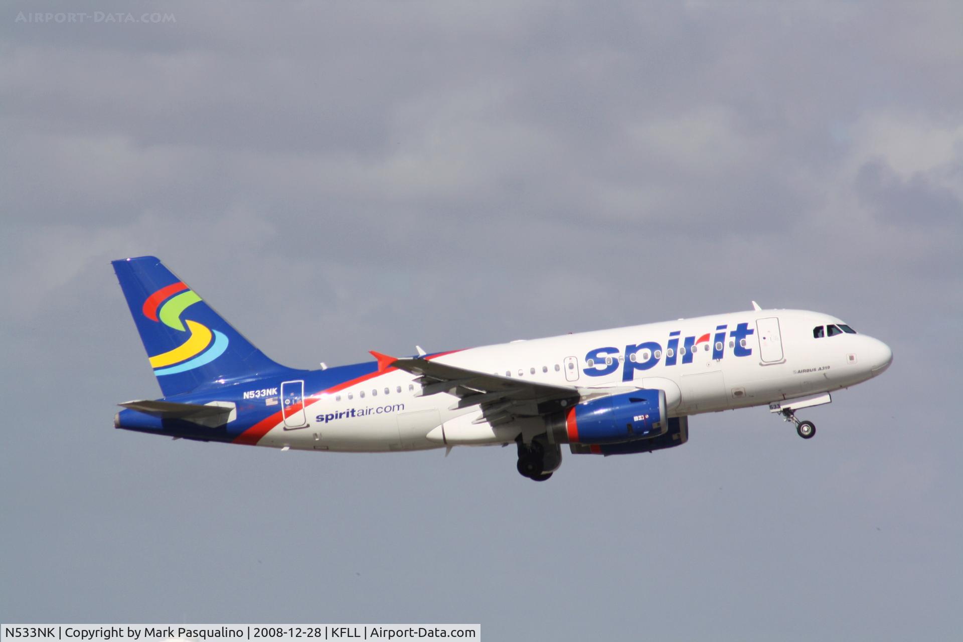 N533NK, 2008 Airbus A319-132 C/N 3393, Airbus A319