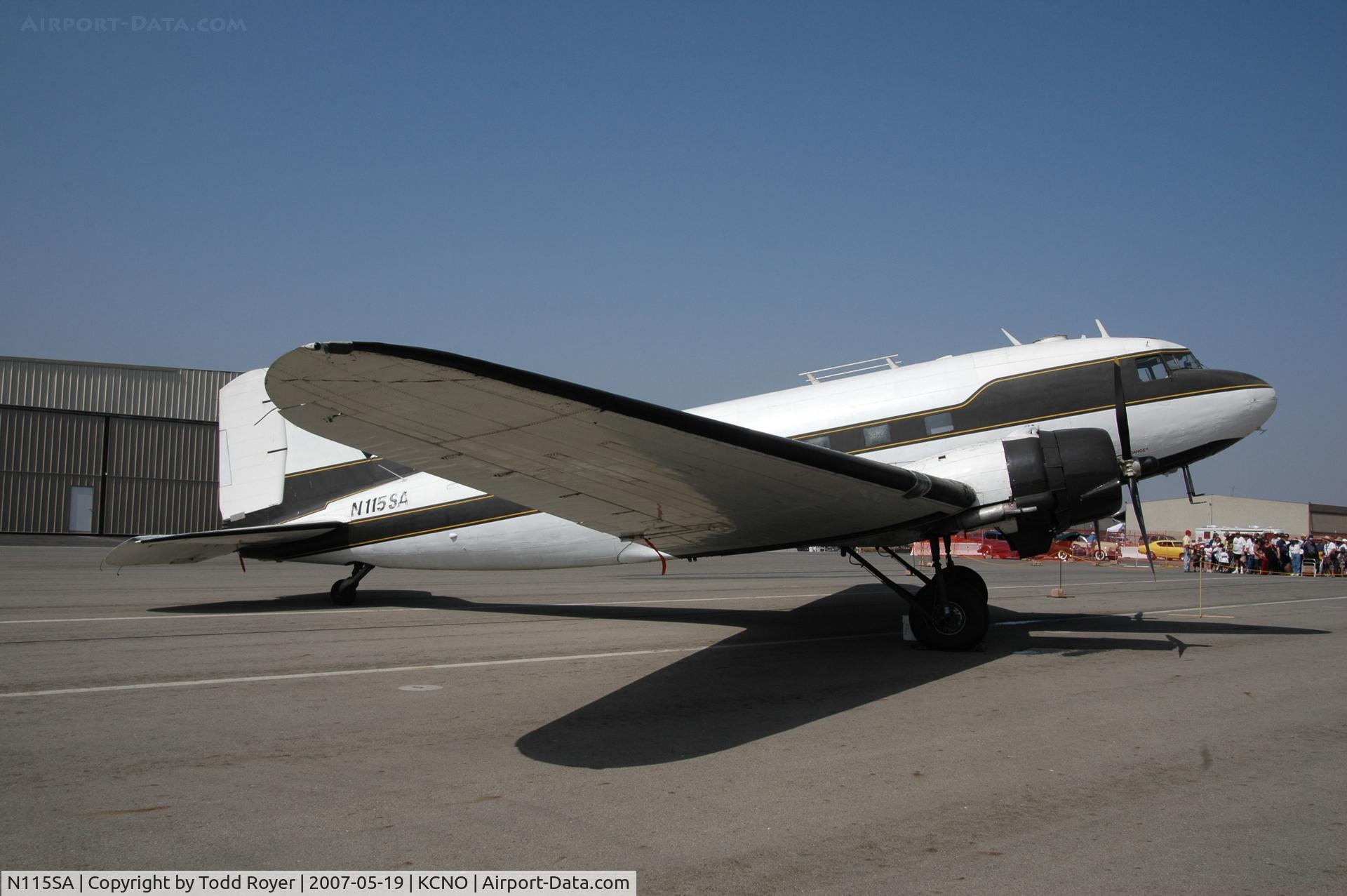 N115SA, 1944 Douglas DC3C-S1C3G (C-47A) C/N 13310, Chino Airshow 2007