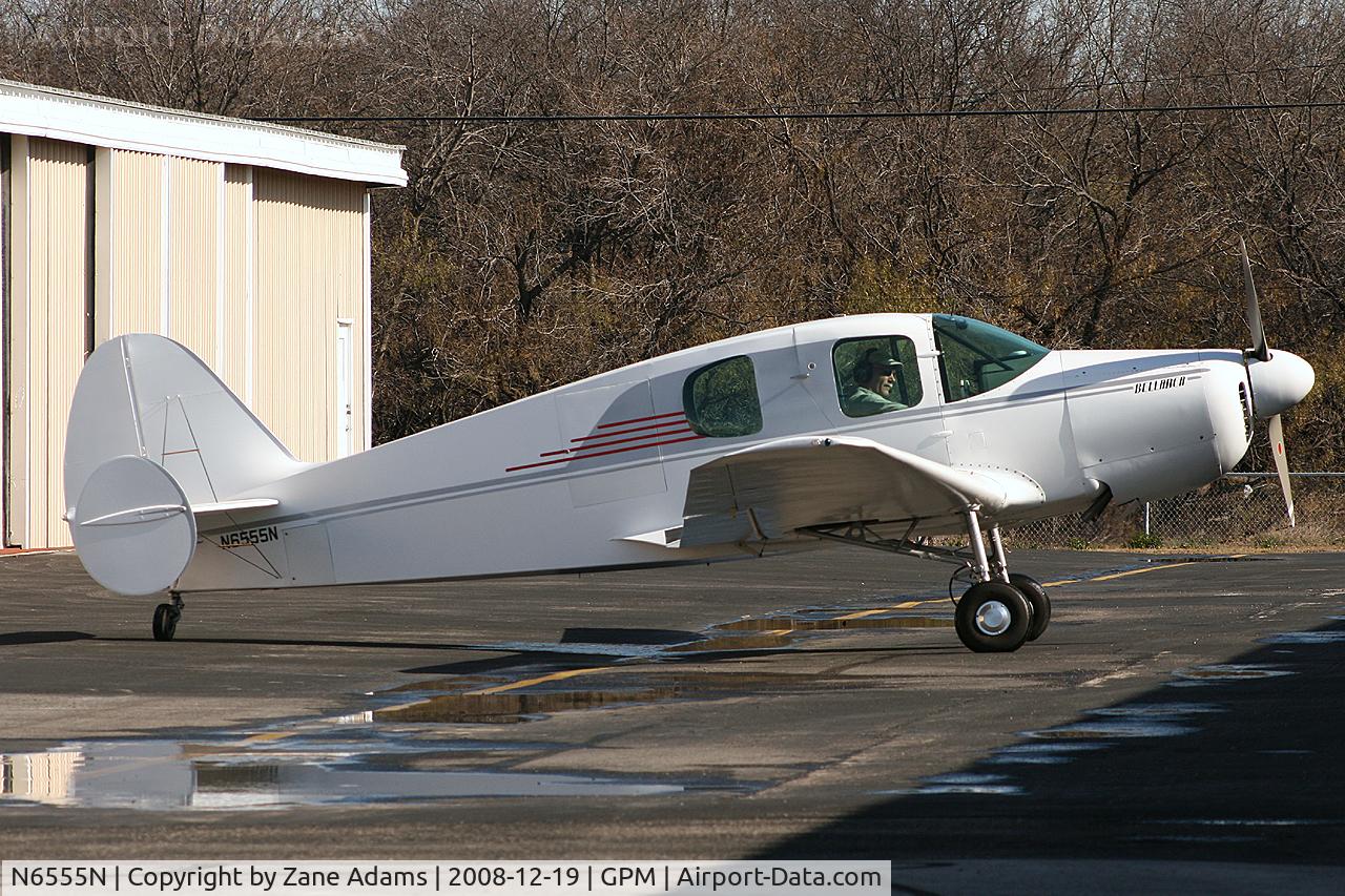 N6555N, 1950 Bellanca 14-19 Cruisair Senior C/N 2007, At Grand Prairie Municipal