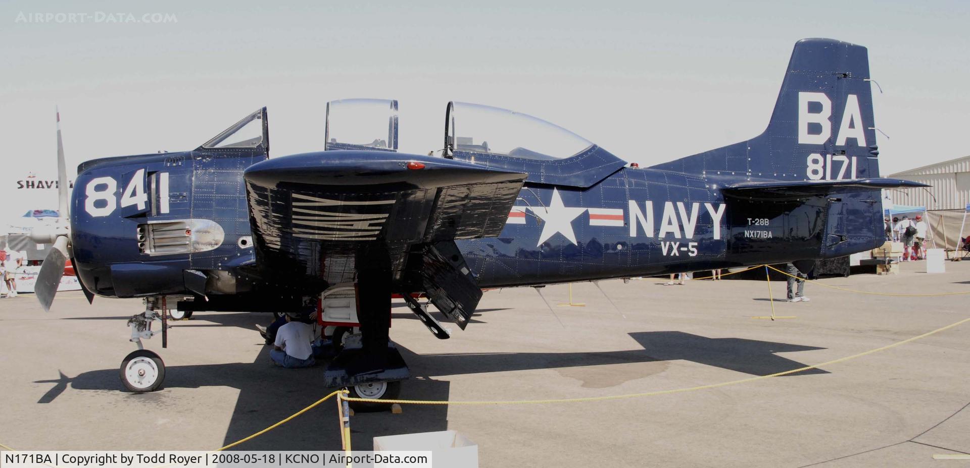 N171BA, 1954 North American T-28B Trojan C/N 200-242 (138171), Camarillo Airshow 2008