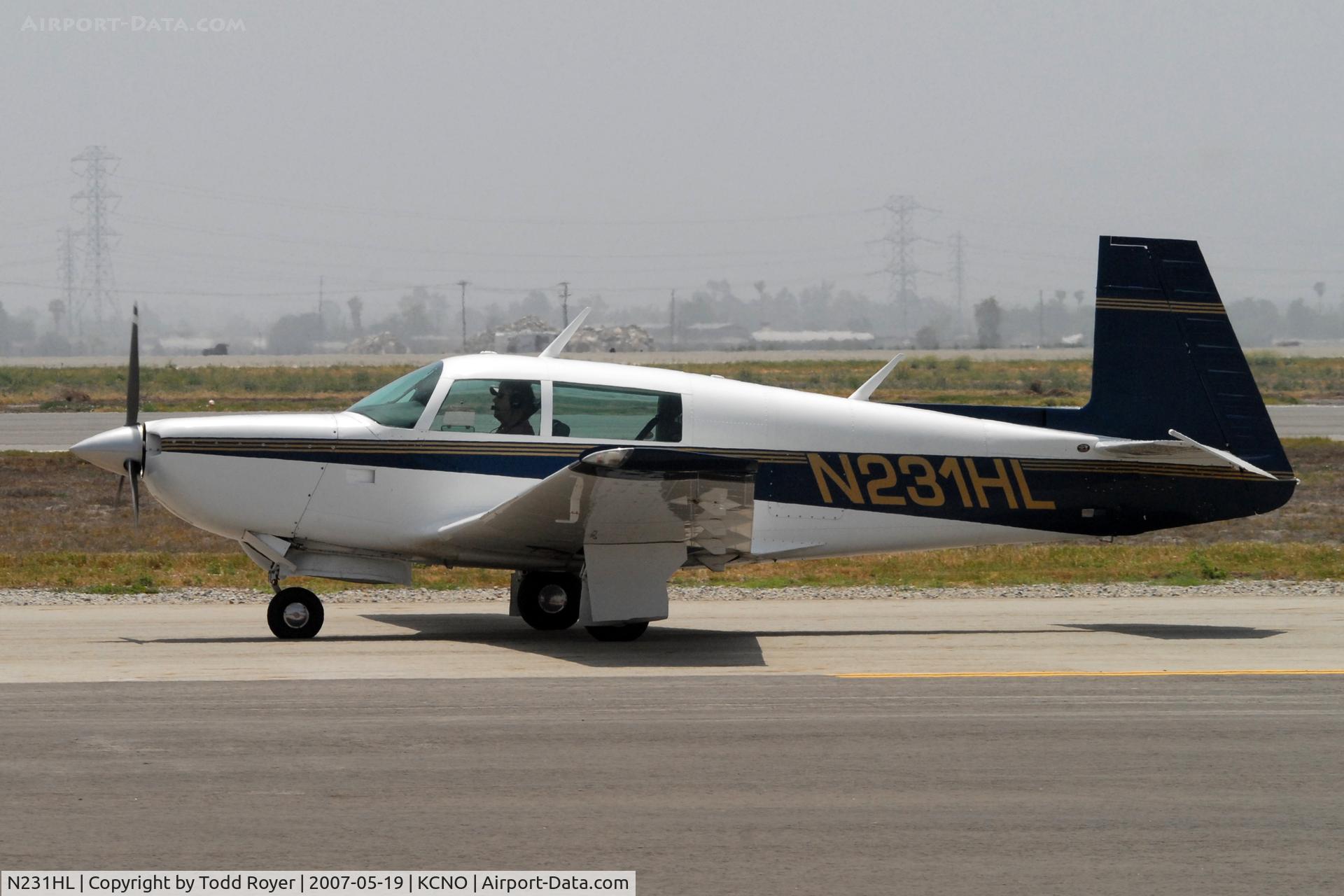 N231HL, 1979 Mooney M20K C/N 25-0261, Chino Airshow 2007