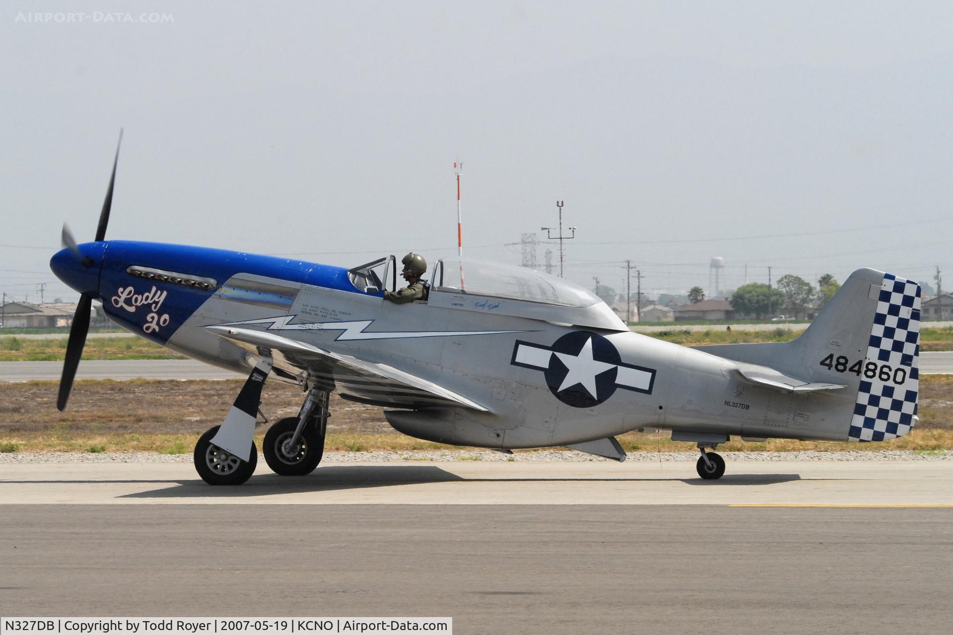 N327DB, 1944 North American P-51D Mustang C/N 44-84860, Chino Airshow 2007