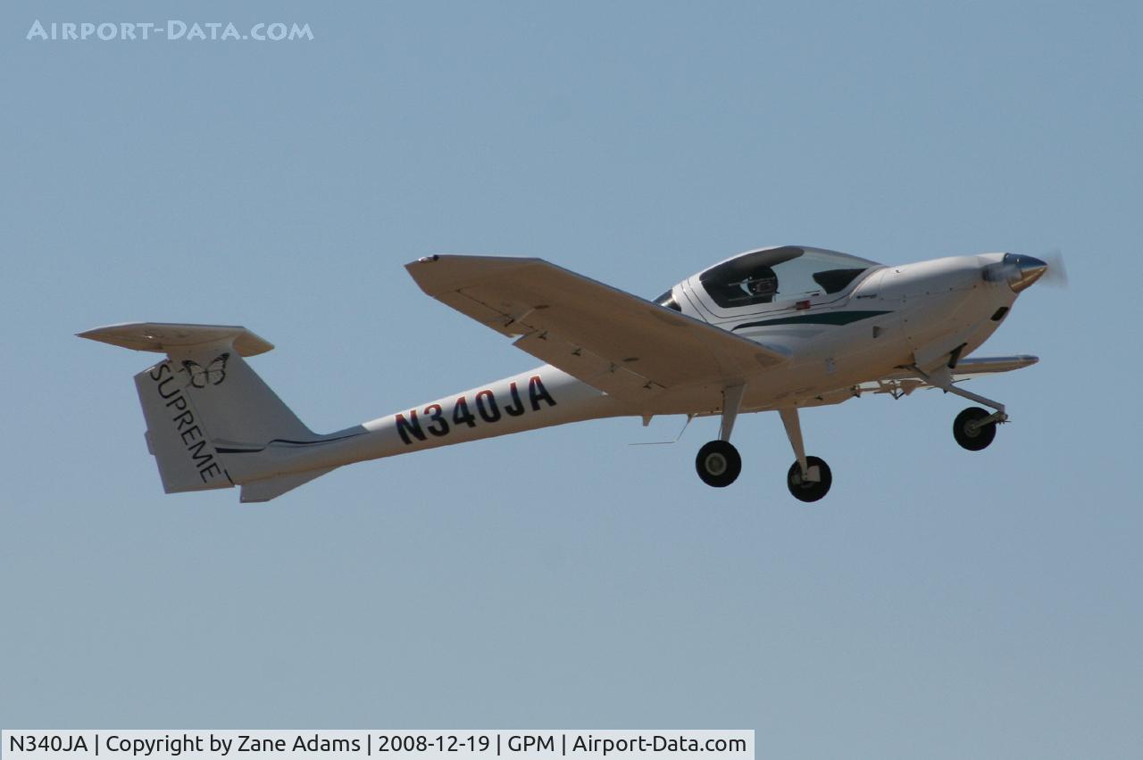 N340JA, 2007 Diamond DA-20C-1 Eclipse C/N C0461, At Grand Prairie Municipal