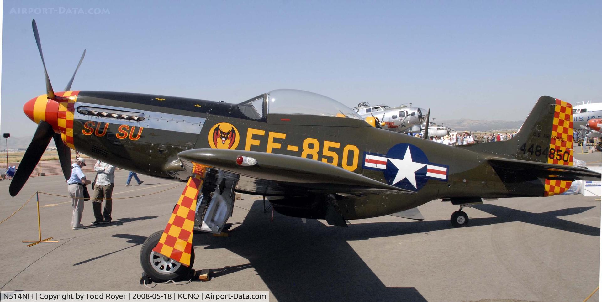 N514NH, 1944 North American P-51D Mustang C/N 122-44706  (44-84850), Chino Airshow 2008