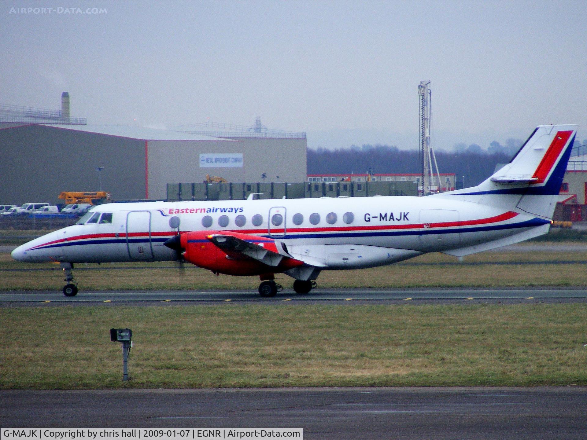 G-MAJK, 1995 British Aerospace Jetstream 41 C/N 41070, Eastern Airways