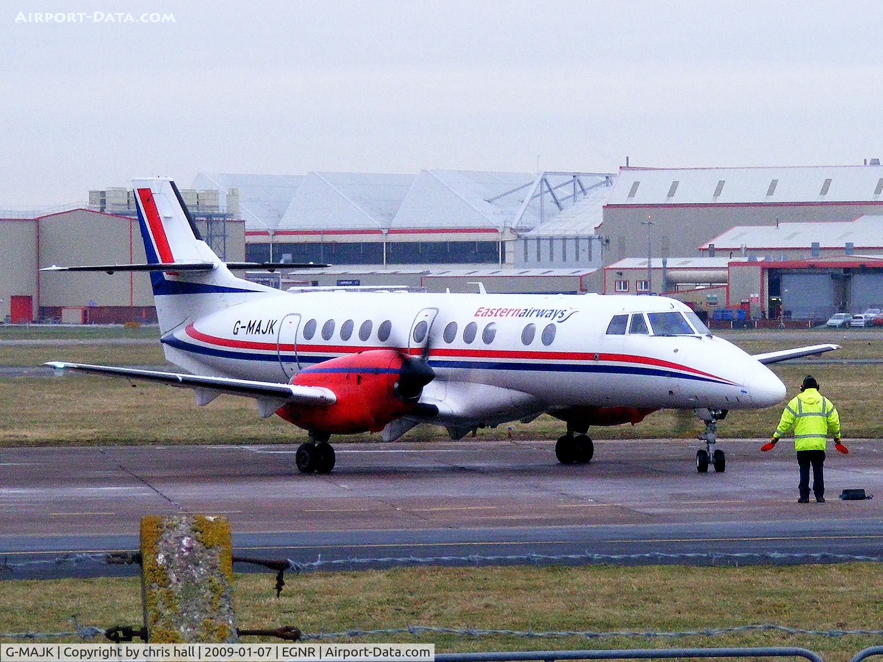 G-MAJK, 1995 British Aerospace Jetstream 41 C/N 41070, Eastern Airways