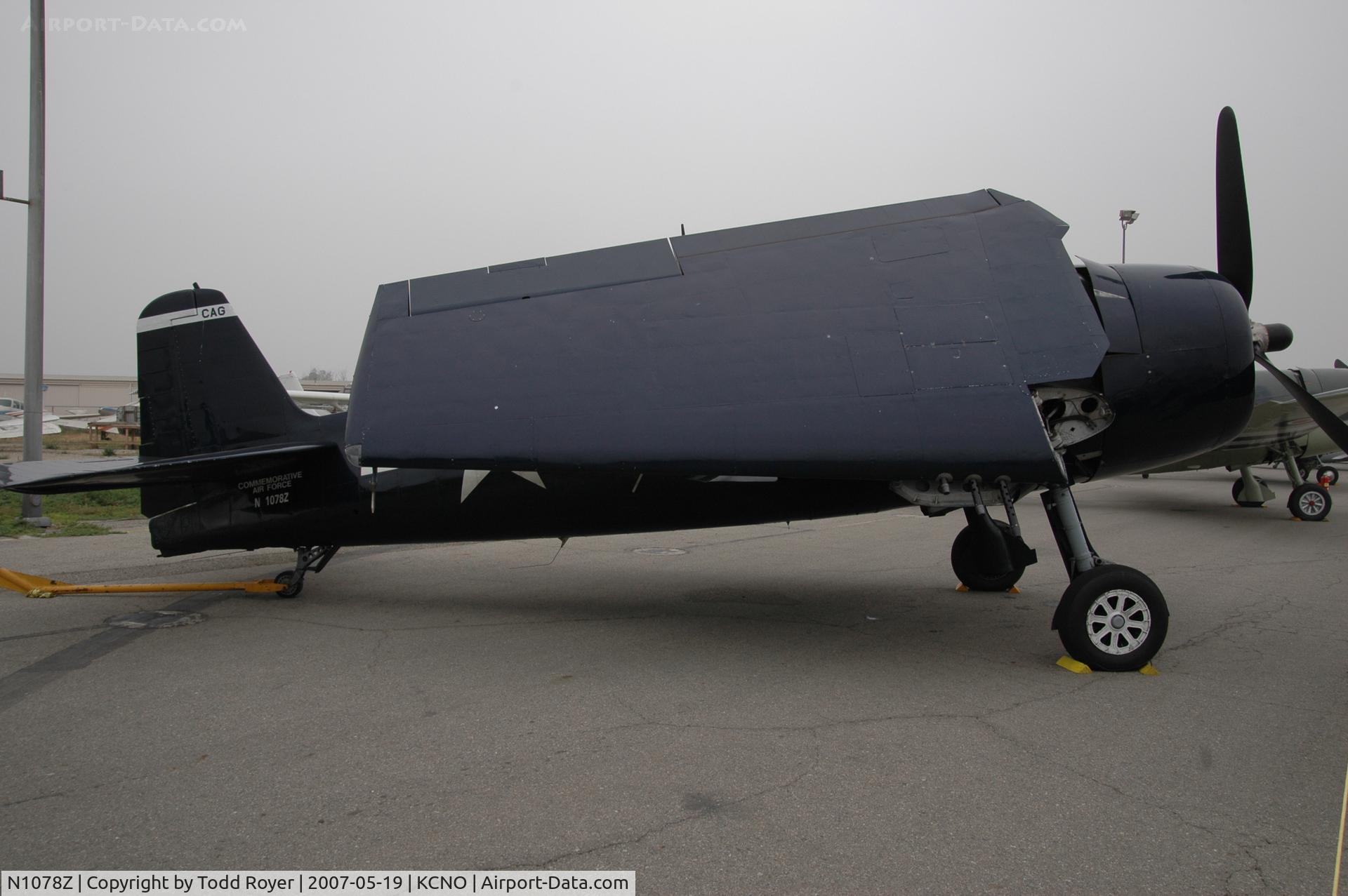 N1078Z, 1963 Grumman F6F-5 Hellcat C/N 27354801-66, Chino Airshow 2007
