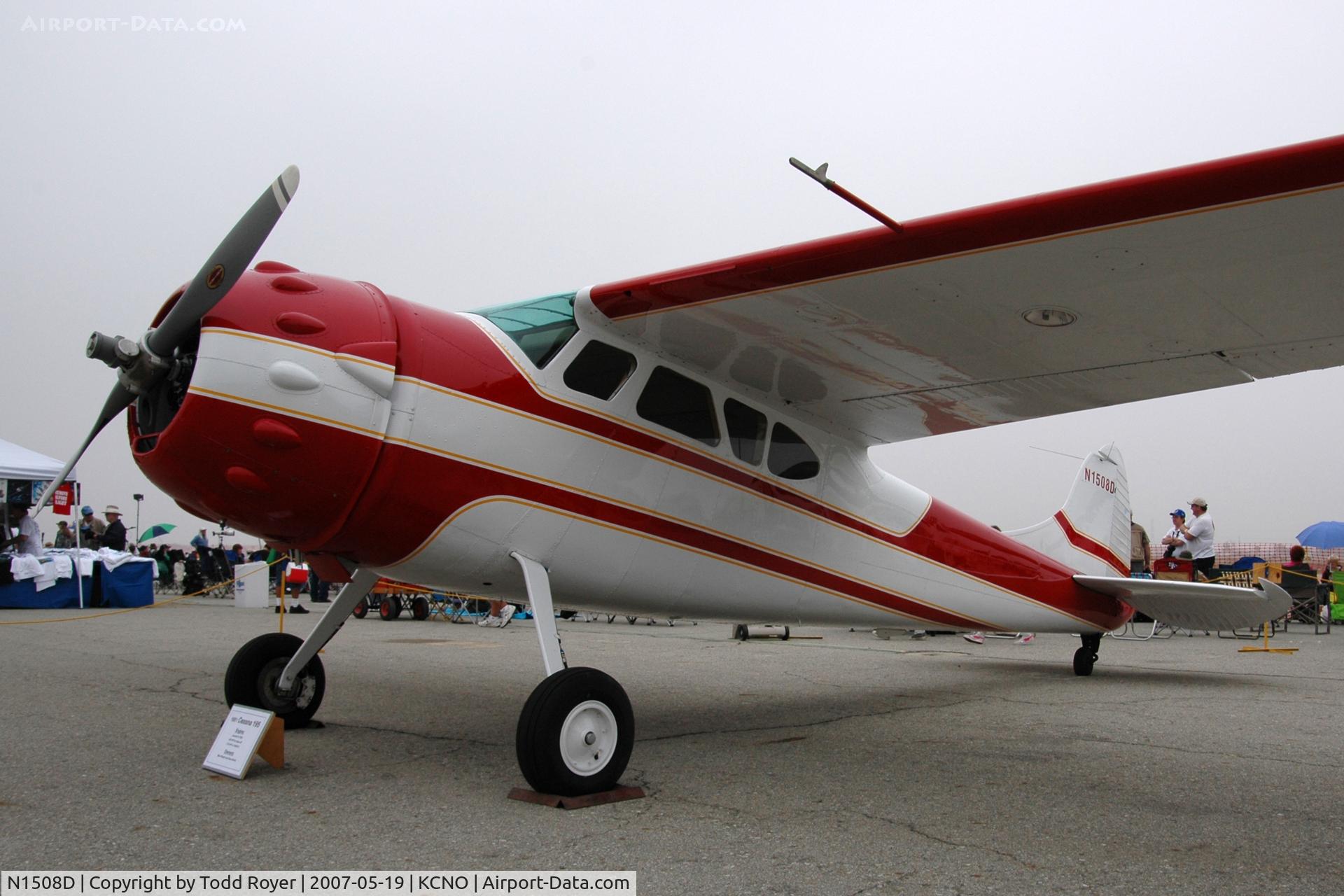 N1508D, 1951 Cessna 195 C/N 7730, Chino Airshow 2007