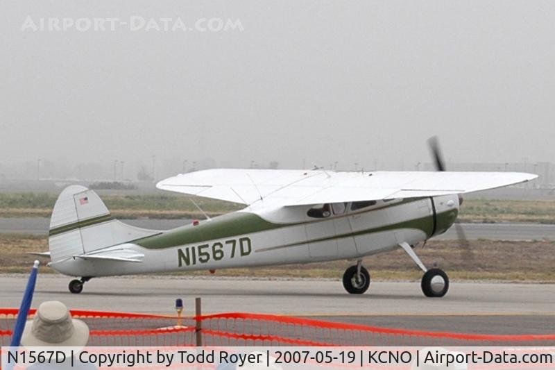 N1567D, 1952 Cessna 195A C/N 7789, Chino Airshow 2007