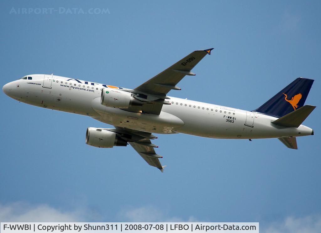 F-WWBI, 2008 Airbus A320-216 C/N 3563, C/n 3563 - To be EI-DSU