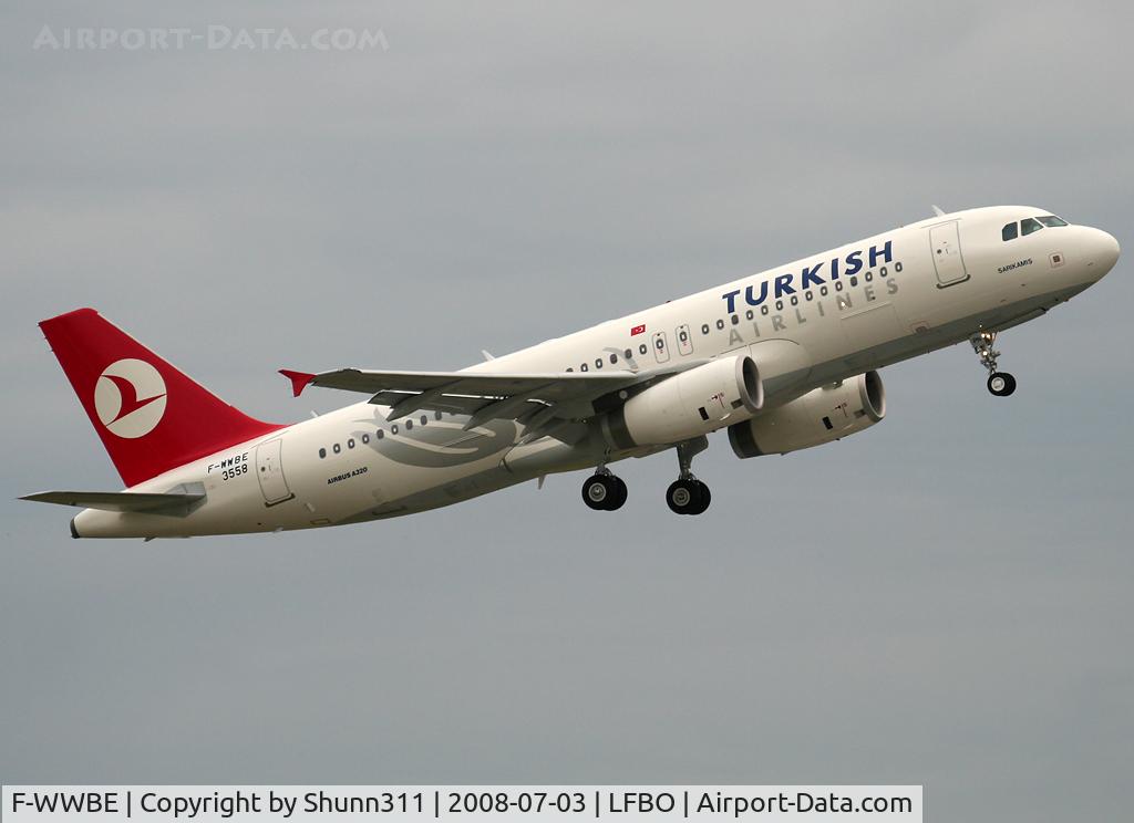 F-WWBE, 2008 Airbus A320-232 C/N 3558, C/n 3558 - To be TC-JPN