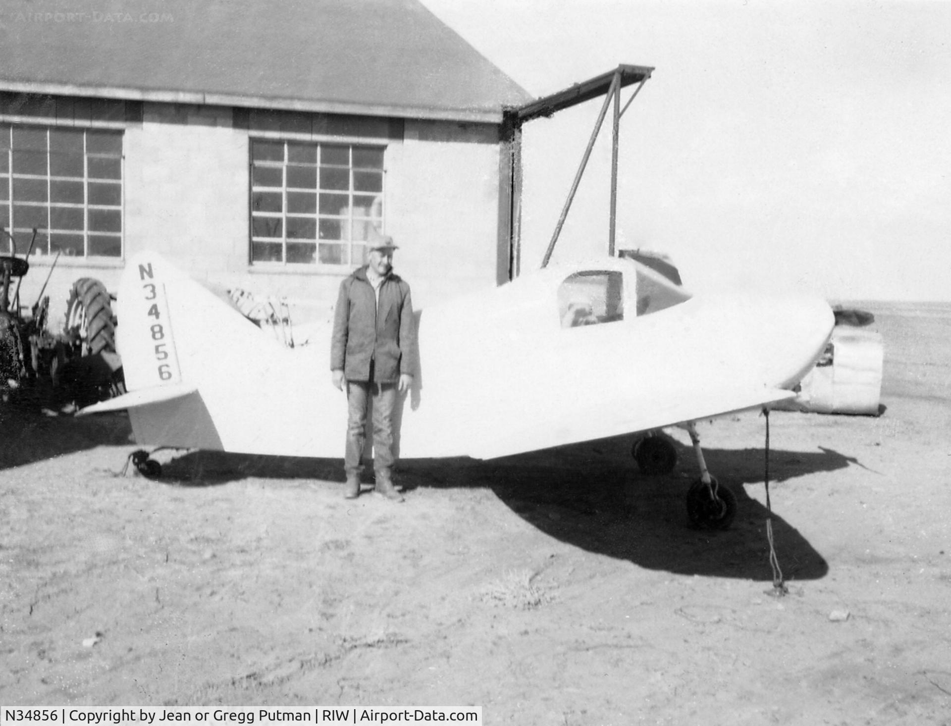 N34856, 1941 Culver LFA C/N 269, Owner Glenn H. Putman, circa 1962