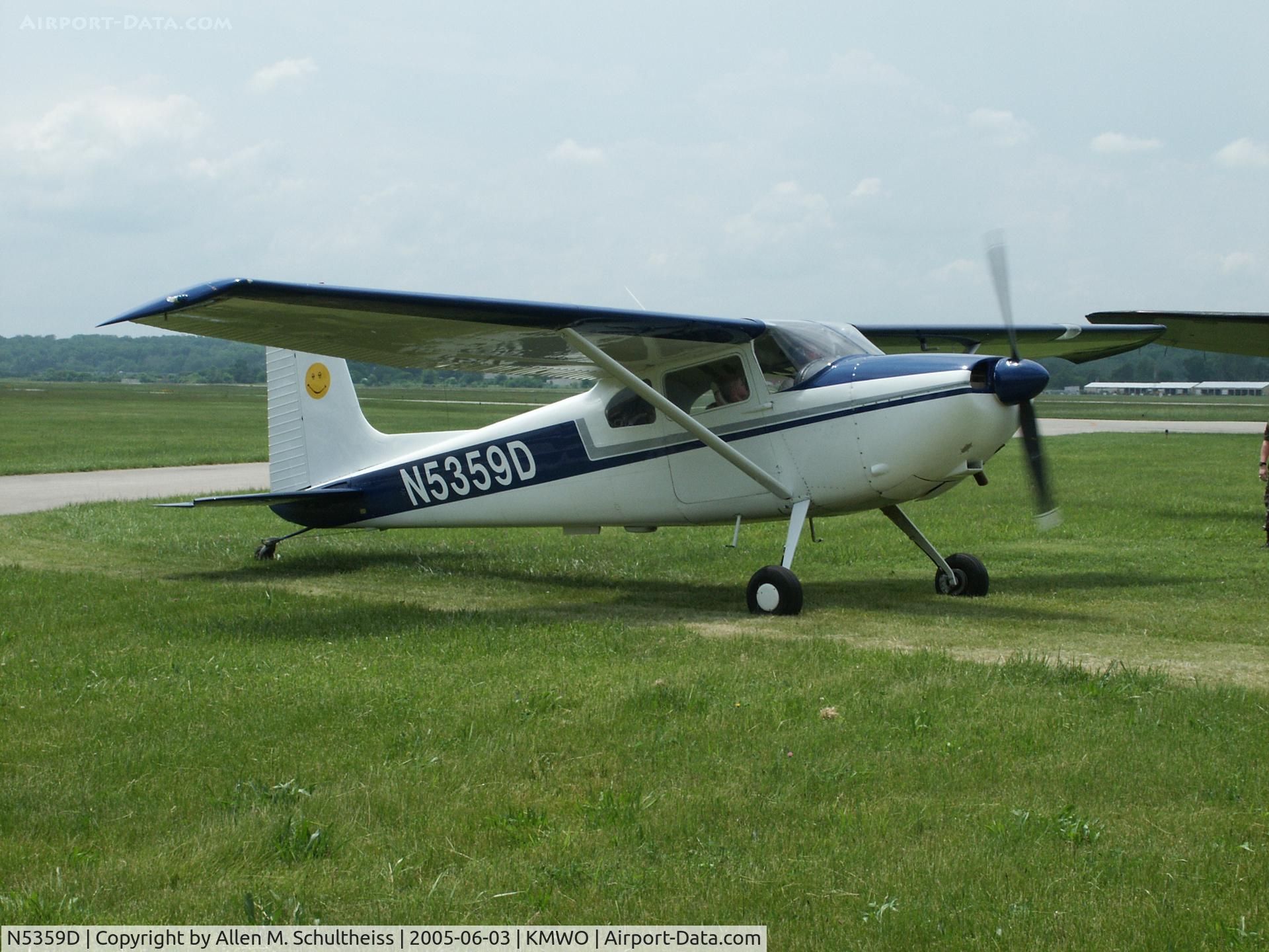 N5359D, 1958 Cessna 180A C/N 50257, Arriving 180 Club fly-in
