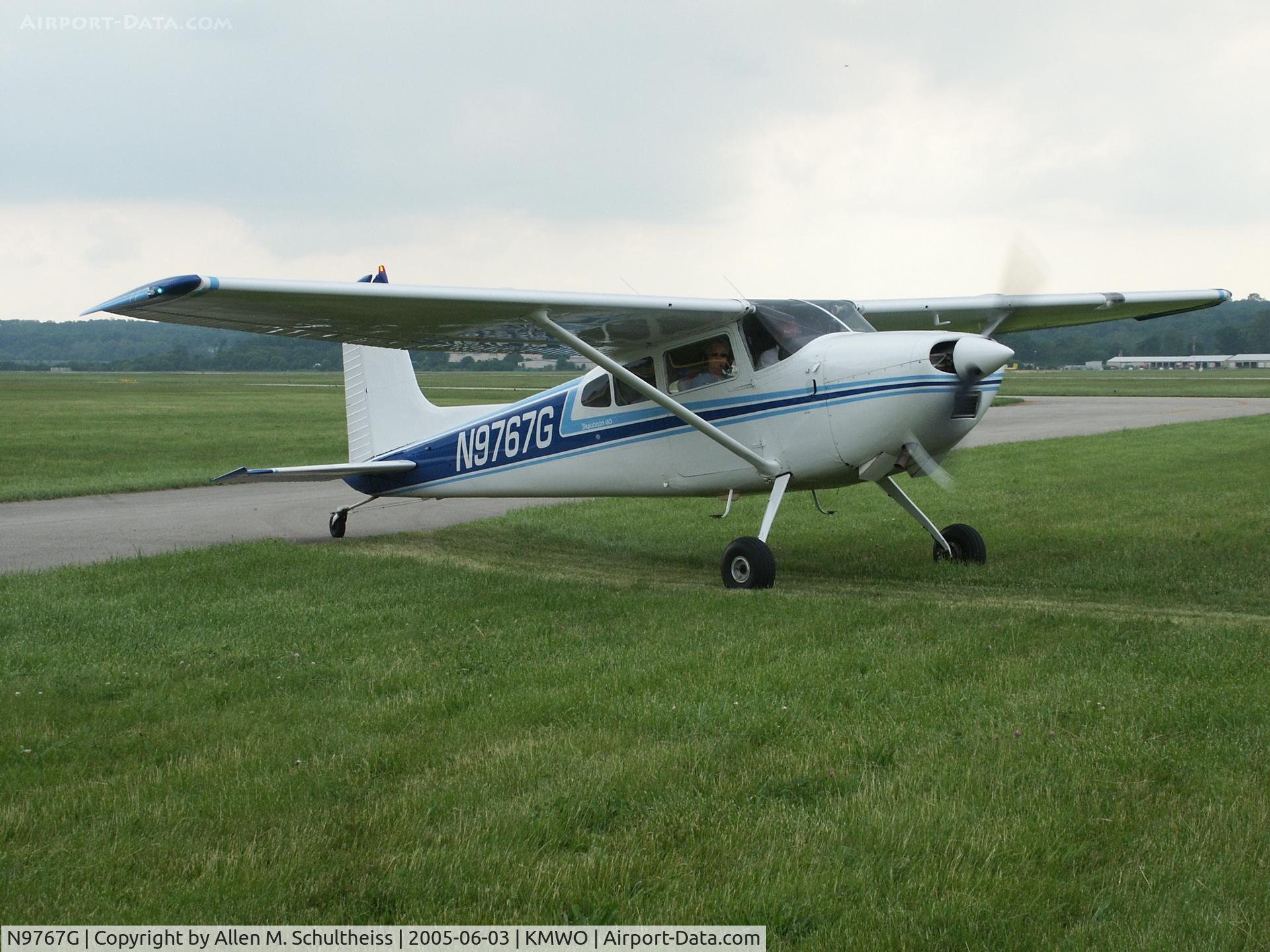 N9767G, 1972 Cessna 180H Skywagon C/N 18052267, Arriving 180 Club fly-in