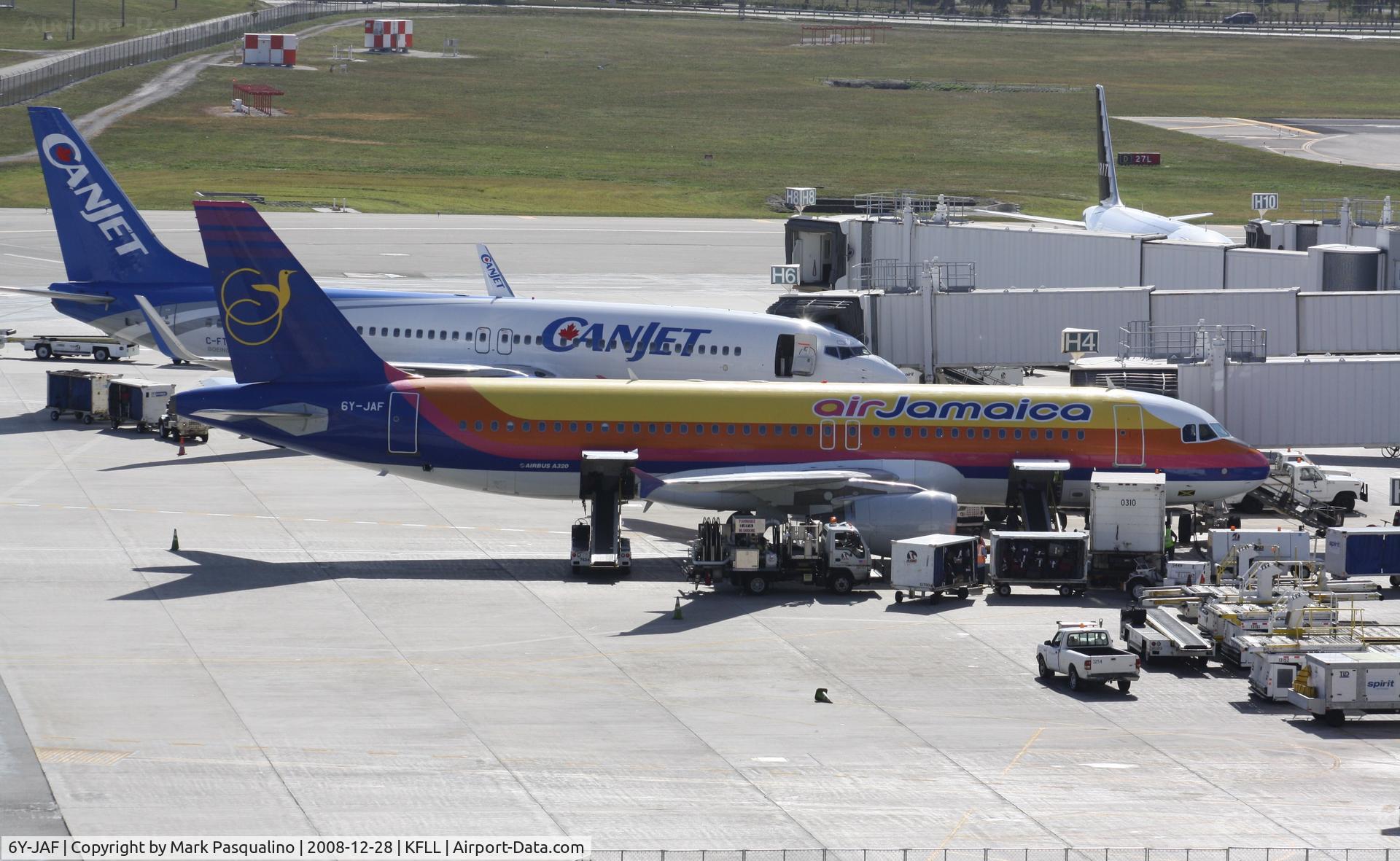 6Y-JAF, 1996 Airbus A320-214 C/N 624, Airbus A320