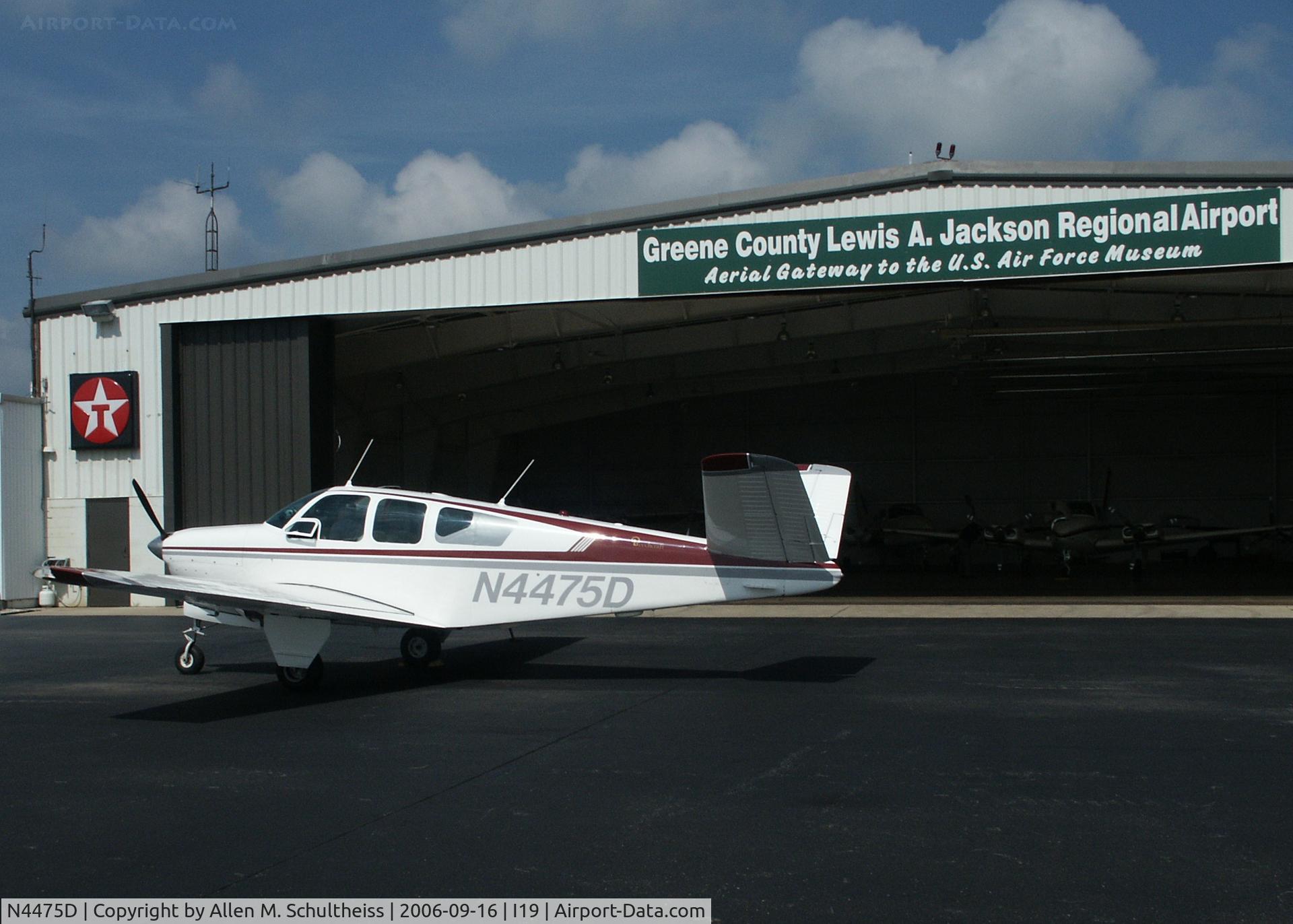 N4475D, 1956 Beech G35 Bonanza C/N D-4619, Going Flying