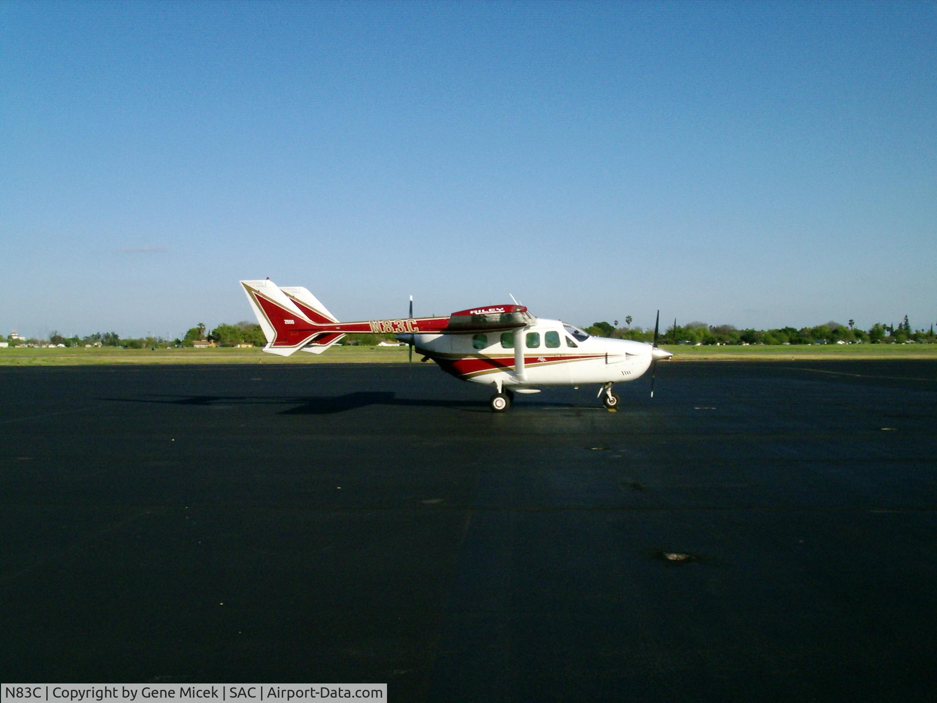 N83C, 1973 Cessna T337G Turbo Super Skymaster C/N P3370114, Parked at Sacramento Airport