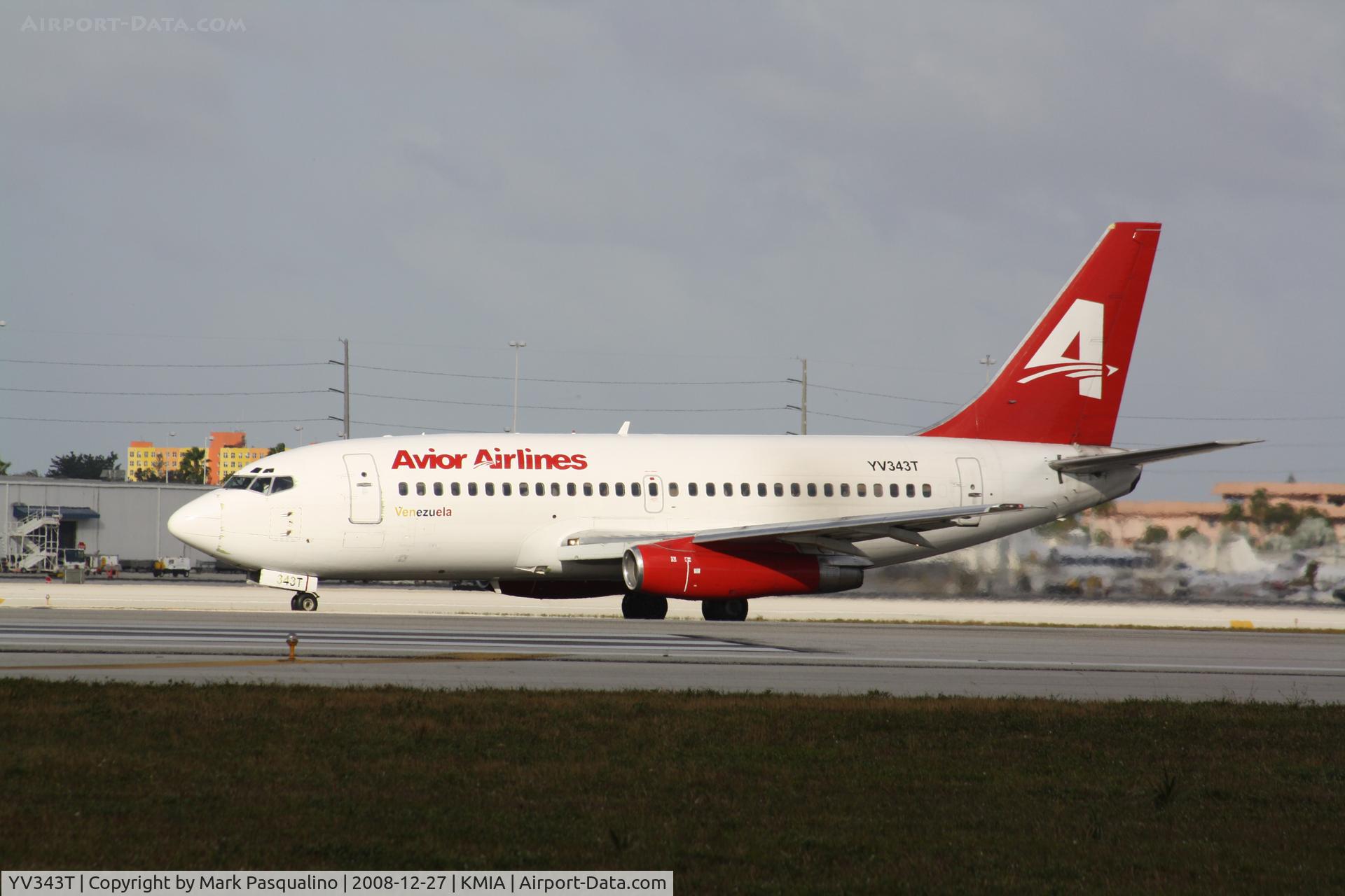 YV343T, 1984 Boeing 737-232 C/N 23101, Boeing 737-200