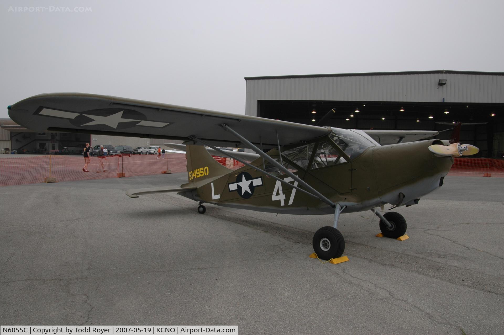 N6055C, 1945 Stinson U-19B (L-5G) C/N Not found 45-34950/N6055C, Chino Airshow 2007