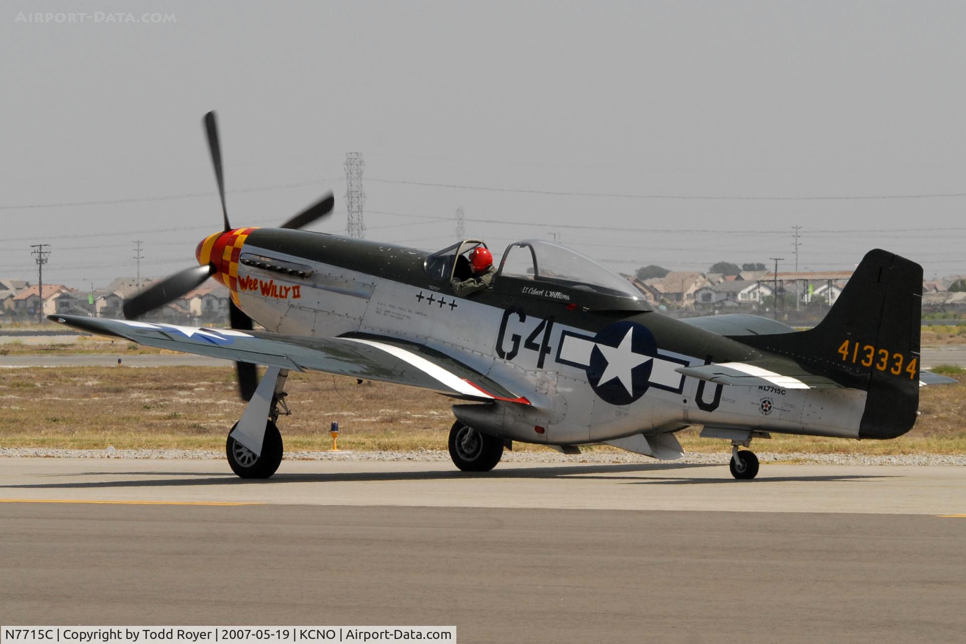 N7715C, 1944 North American P-51D C/N 44-84961A (124-44817), Chino Airshow 2007