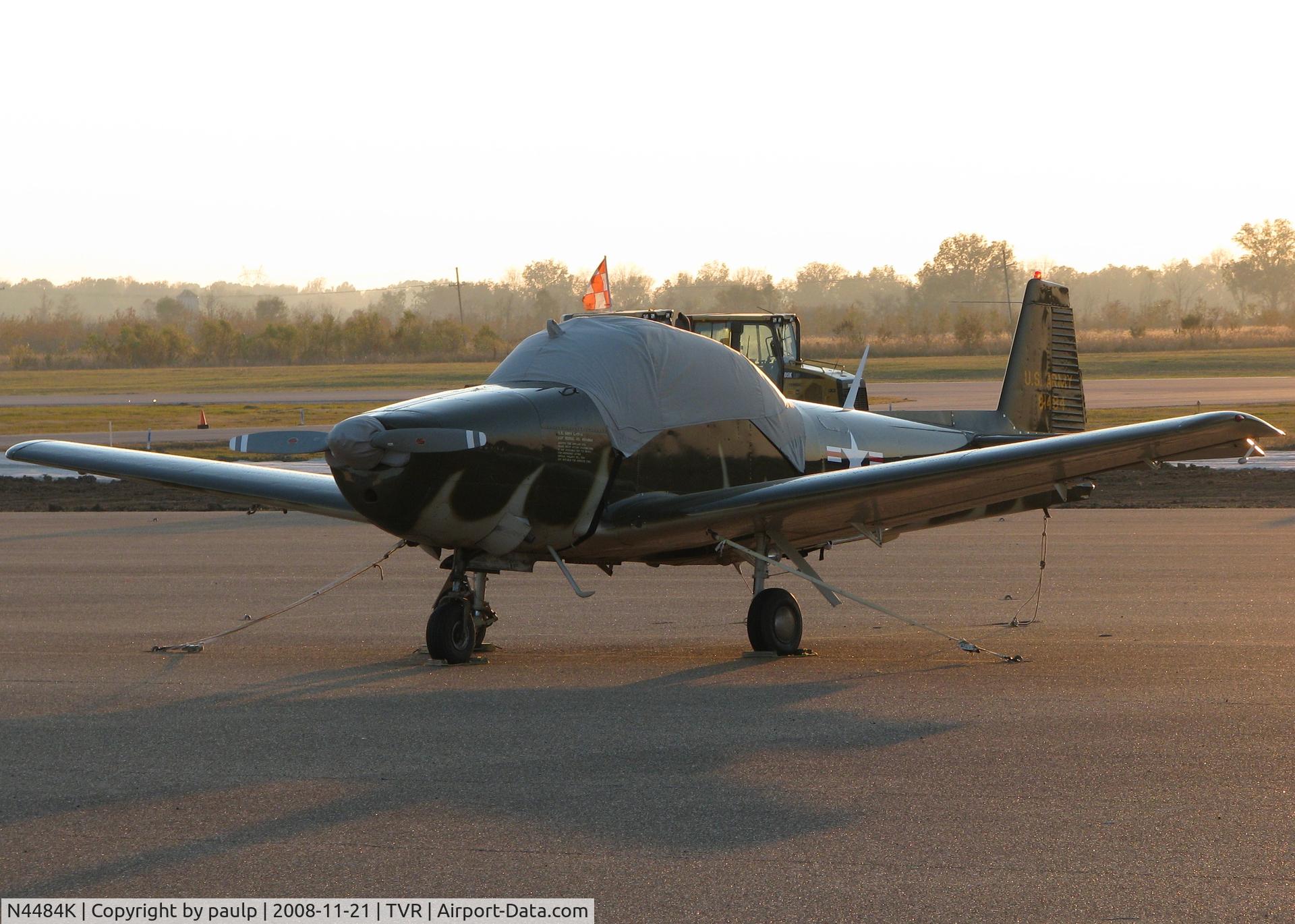 N4484K, 1948 Ryan Navion A C/N NAV-4-1484, Parked at the Tallulah/Vicksburg airport.