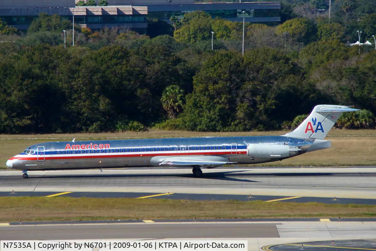 N7535A, 1990 McDonnell Douglas MD-82 (DC-9-82) C/N 49989, American