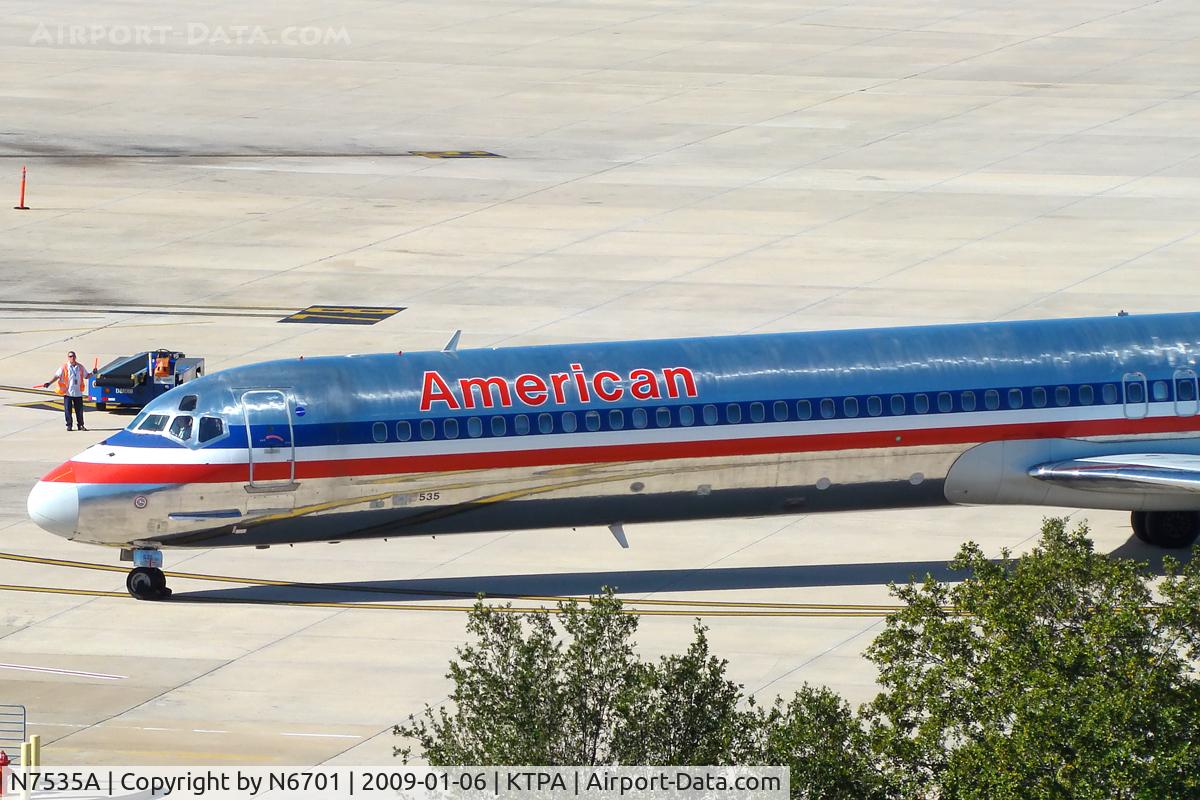 N7535A, 1990 McDonnell Douglas MD-82 (DC-9-82) C/N 49989, American