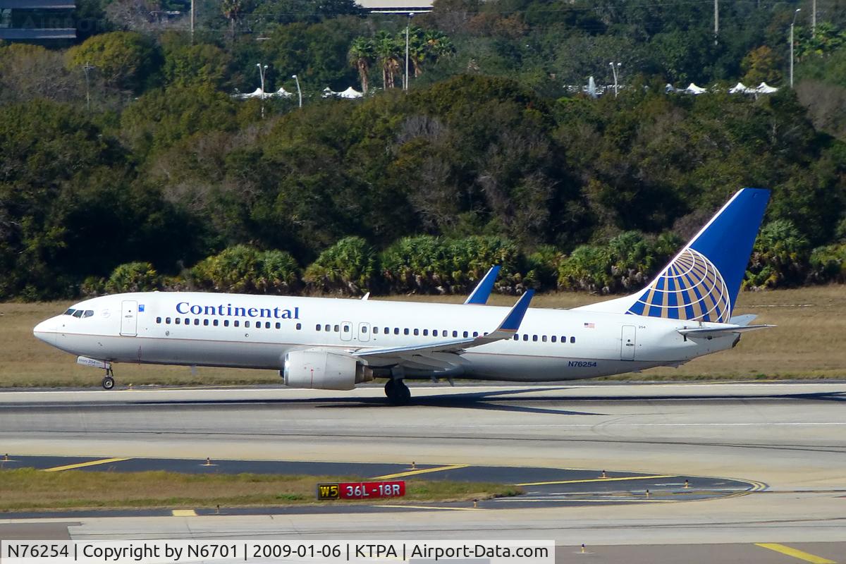 N76254, 2000 Boeing 737-824 C/N 30779, Continental