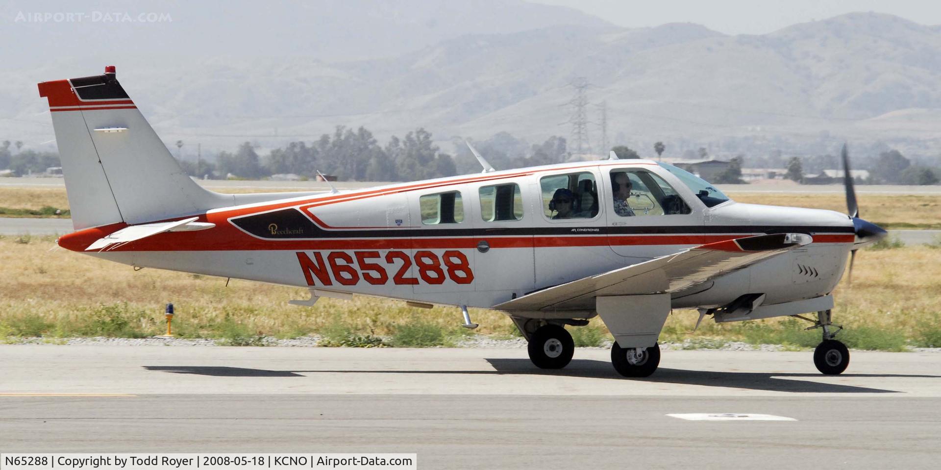 N65288, 1983 Beech A36 Bonanza 36 C/N E-2062, Chino Airshow 2008