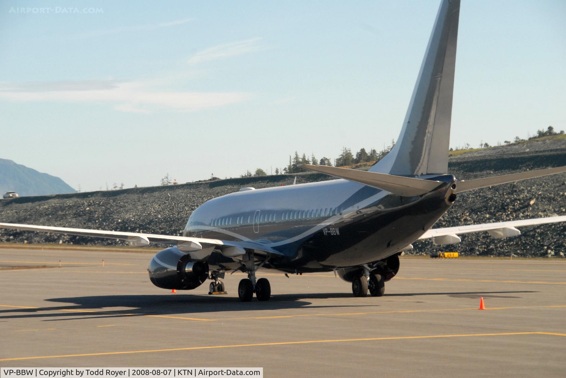 VP-BBW, 1999 Boeing 737-7BJ C/N 30076, Ketchikan, Alaska