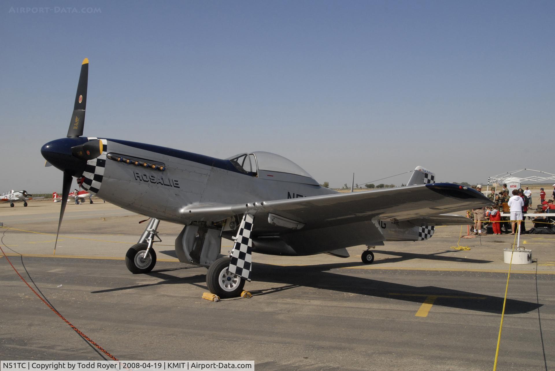 N51TC, 1944 North American/aero Classics P-51D C/N 44-75009, Shafter Airshow 2008