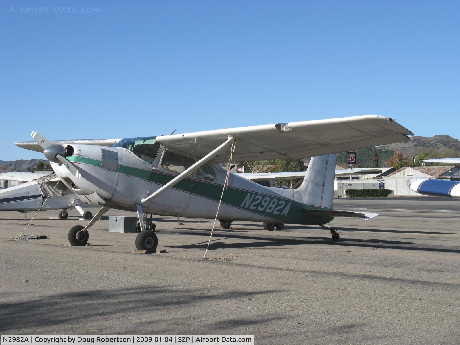 N2982A, 1953 Cessna 180 C/N 30182, 1953 Cessna 180, Continental O-470-A 225 Hp, 1st year of manufacture