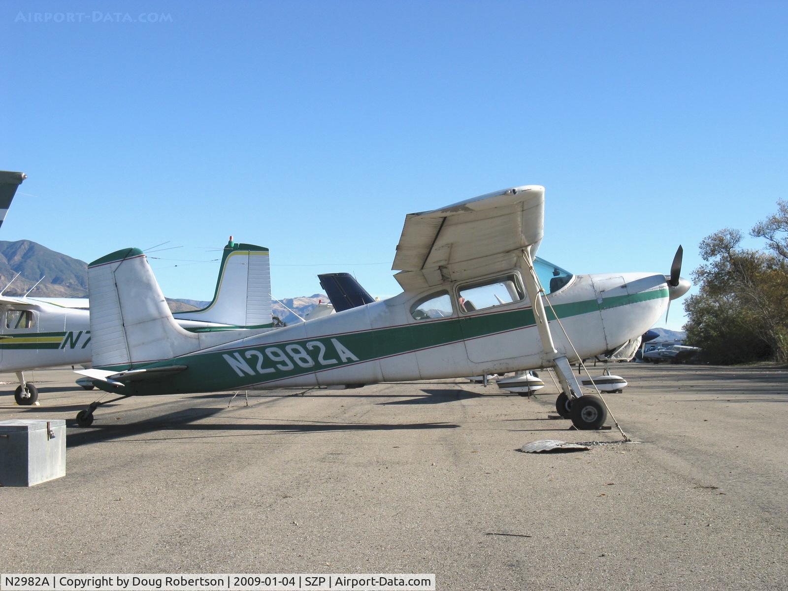 N2982A, 1953 Cessna 180 C/N 30182, 1953 Cessna 180, Continental O-470-A 225 Hp, 1st year of manufacture