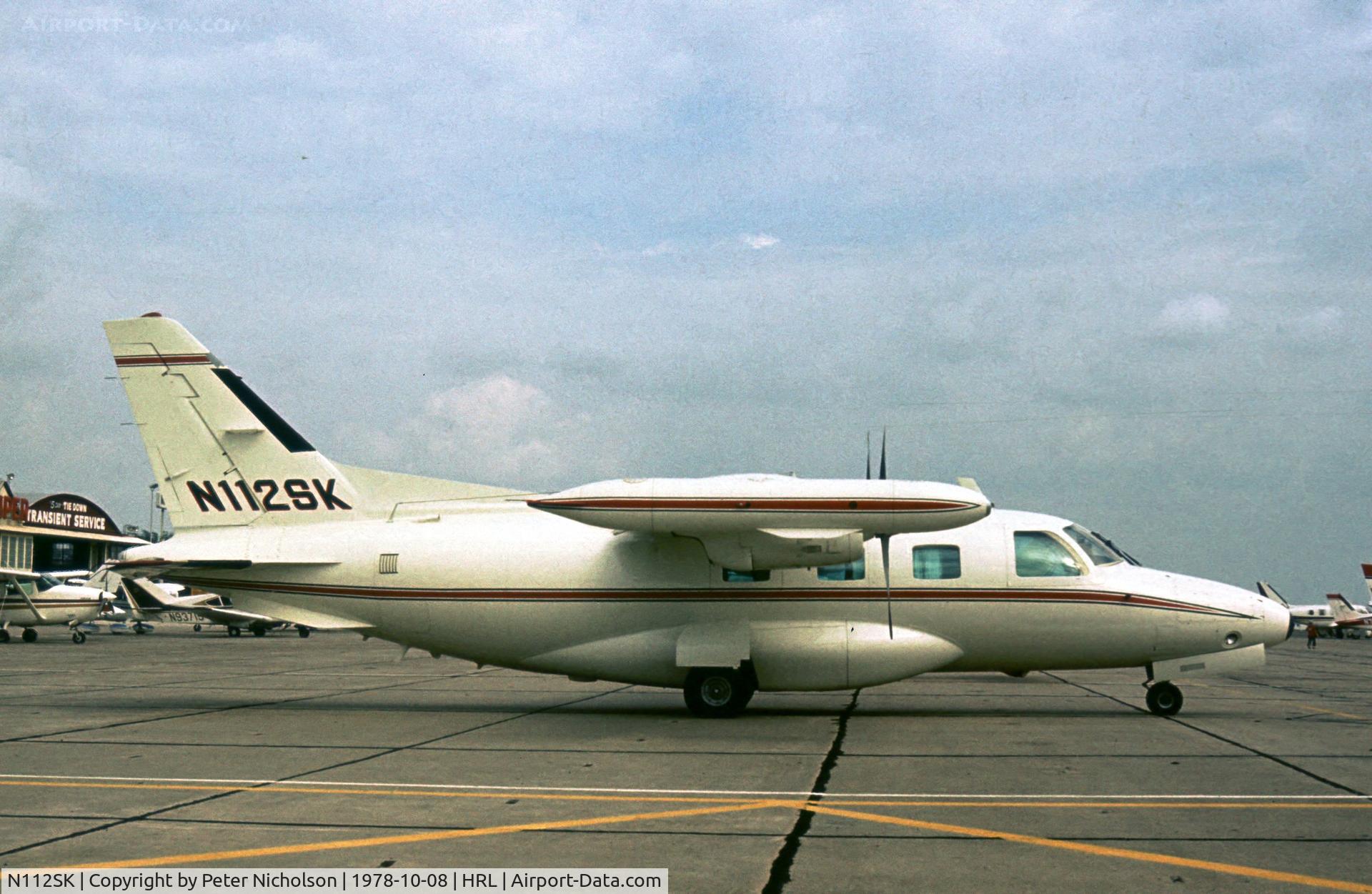 N112SK, Mitsubishi MU-2B-35 C/N 651, As seen at Harlingen at time of Confederate Air Force Airshow in October 1978