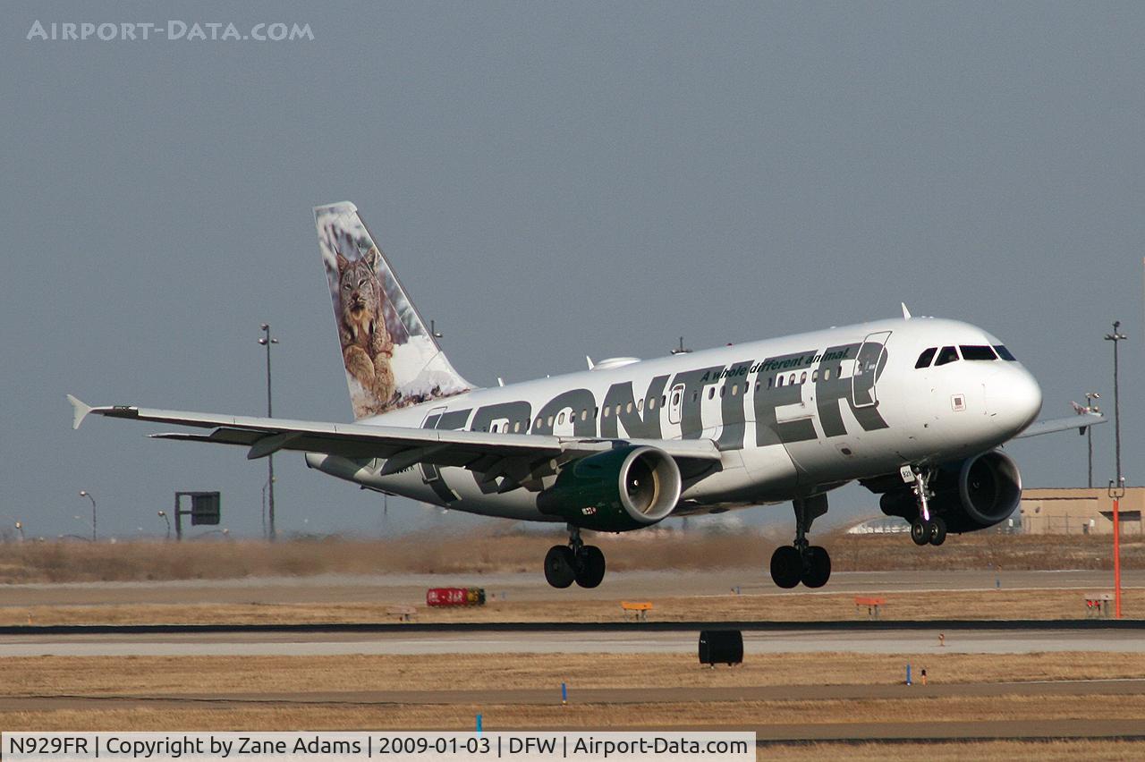 N929FR, 2004 Airbus A319-111 C/N 2240, Frontier Airlines 
