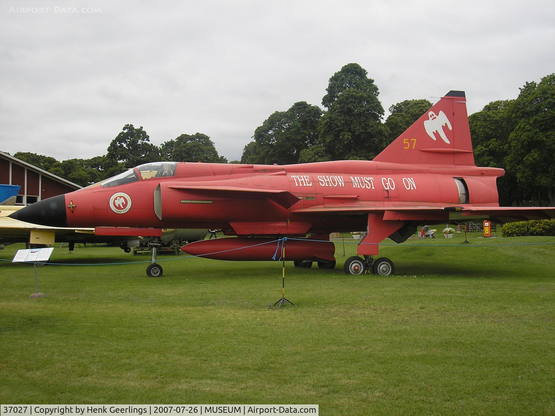 37027, Saab AJS 37 Viggen C/N 37027, Malmen , Swedish Air Force Museum, Linkoping