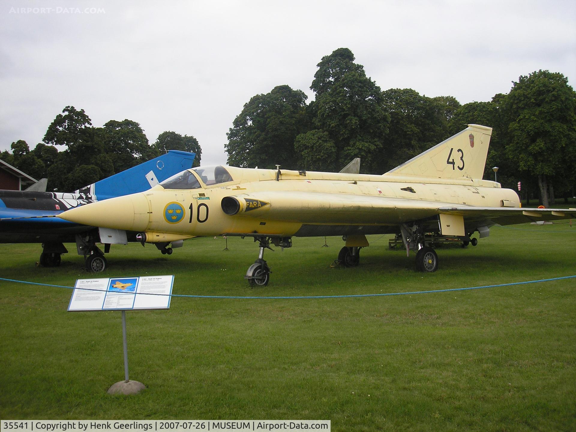 35541, Saab J-35J Draken C/N 35-541, Malmen , Swedish Air Force Museum, Linkoping