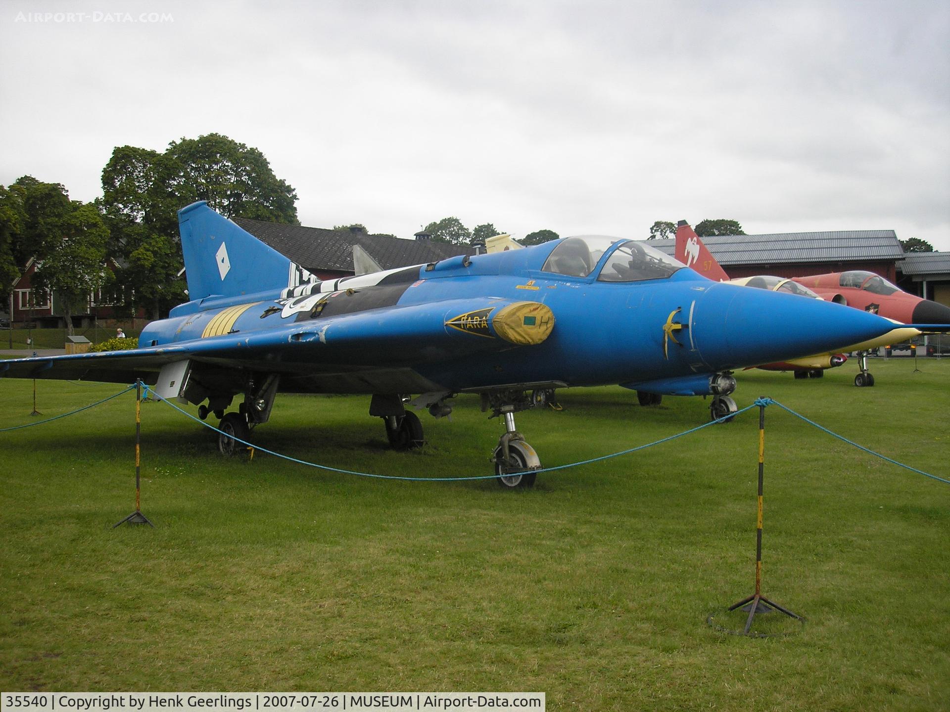 35540, Saab J-35J Draken C/N 35-540, Malmen , Swedish Air Force Museum, Linkoping