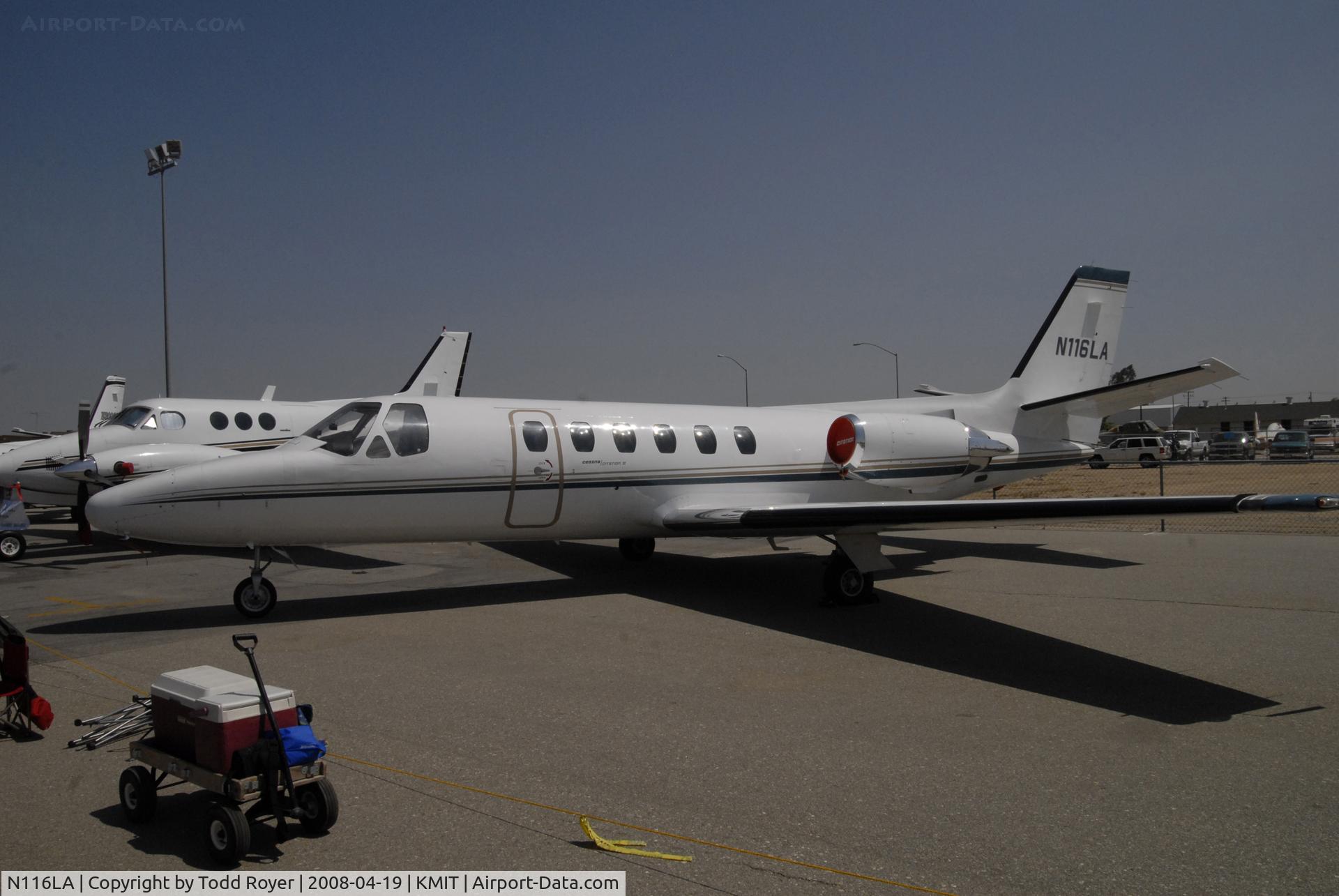 N116LA, 1985 Cessna 550 Citation II C/N 550-0016, Shafter Airshow 2008