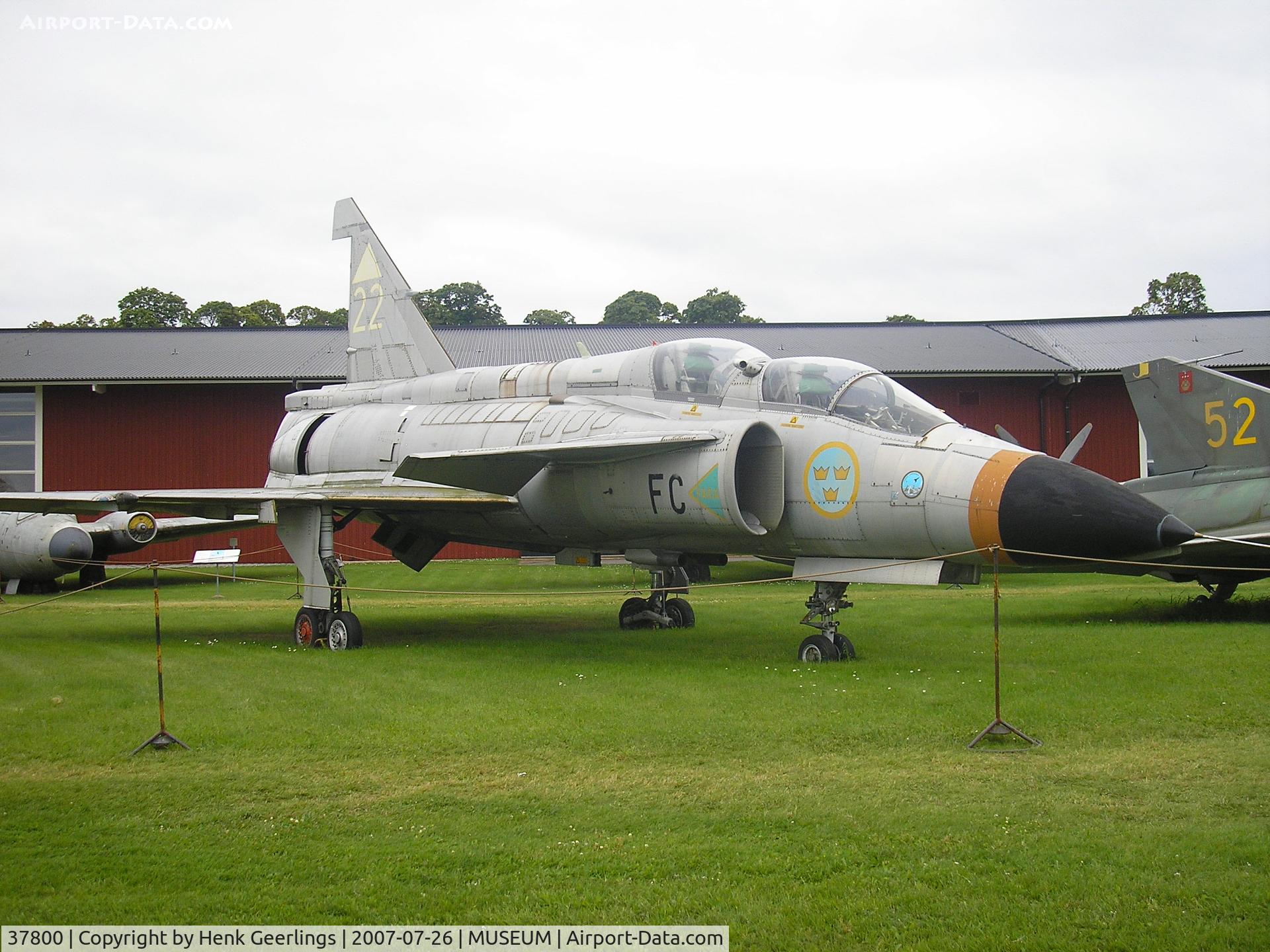 37800, Saab SK37 Viggen C/N 37800, Trainer , Malmen , Swedish Air Force Museum, Linkoping