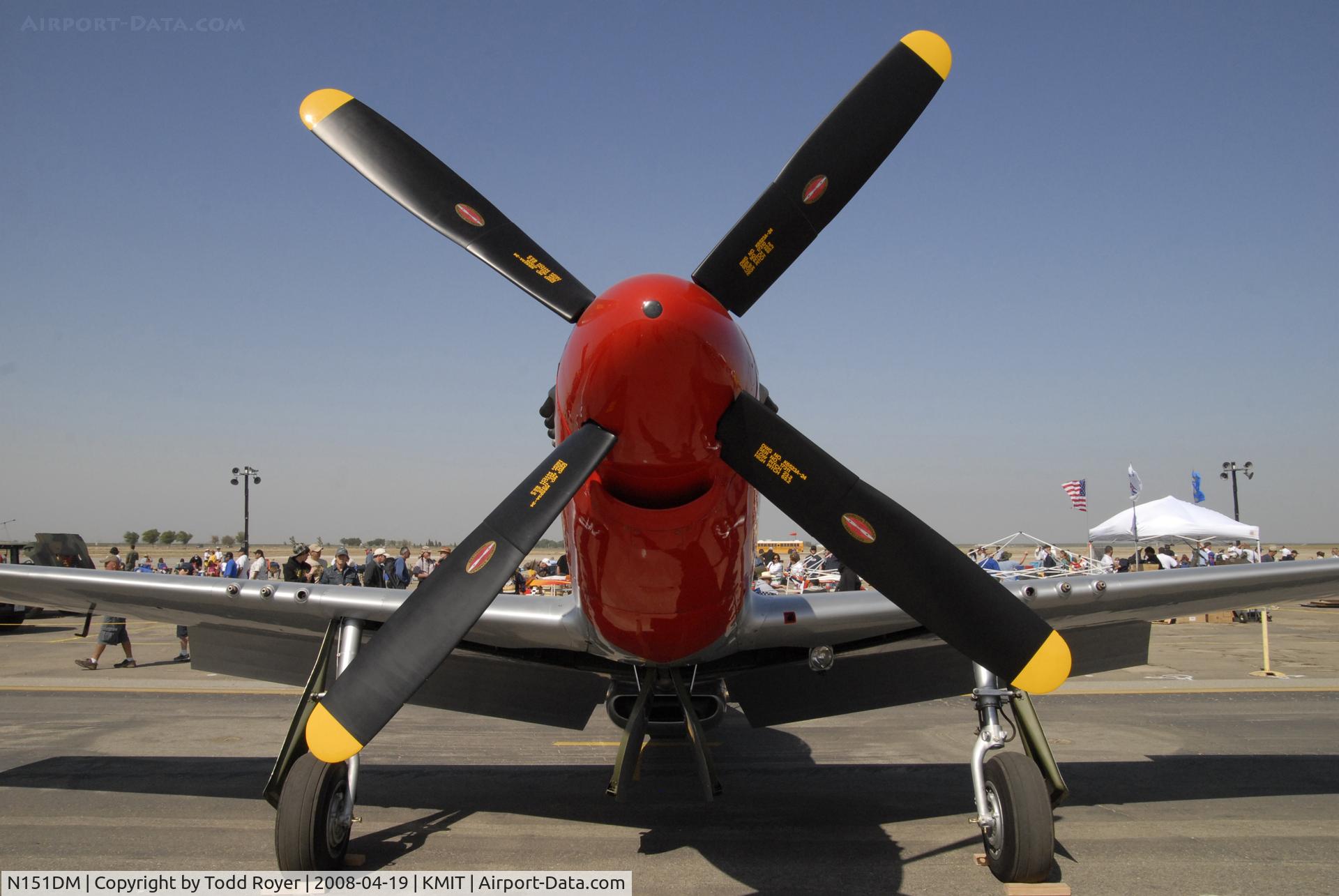N151DM, 1944 North American F-51D Mustang C/N 44-13250, Shafter Airshow 2008