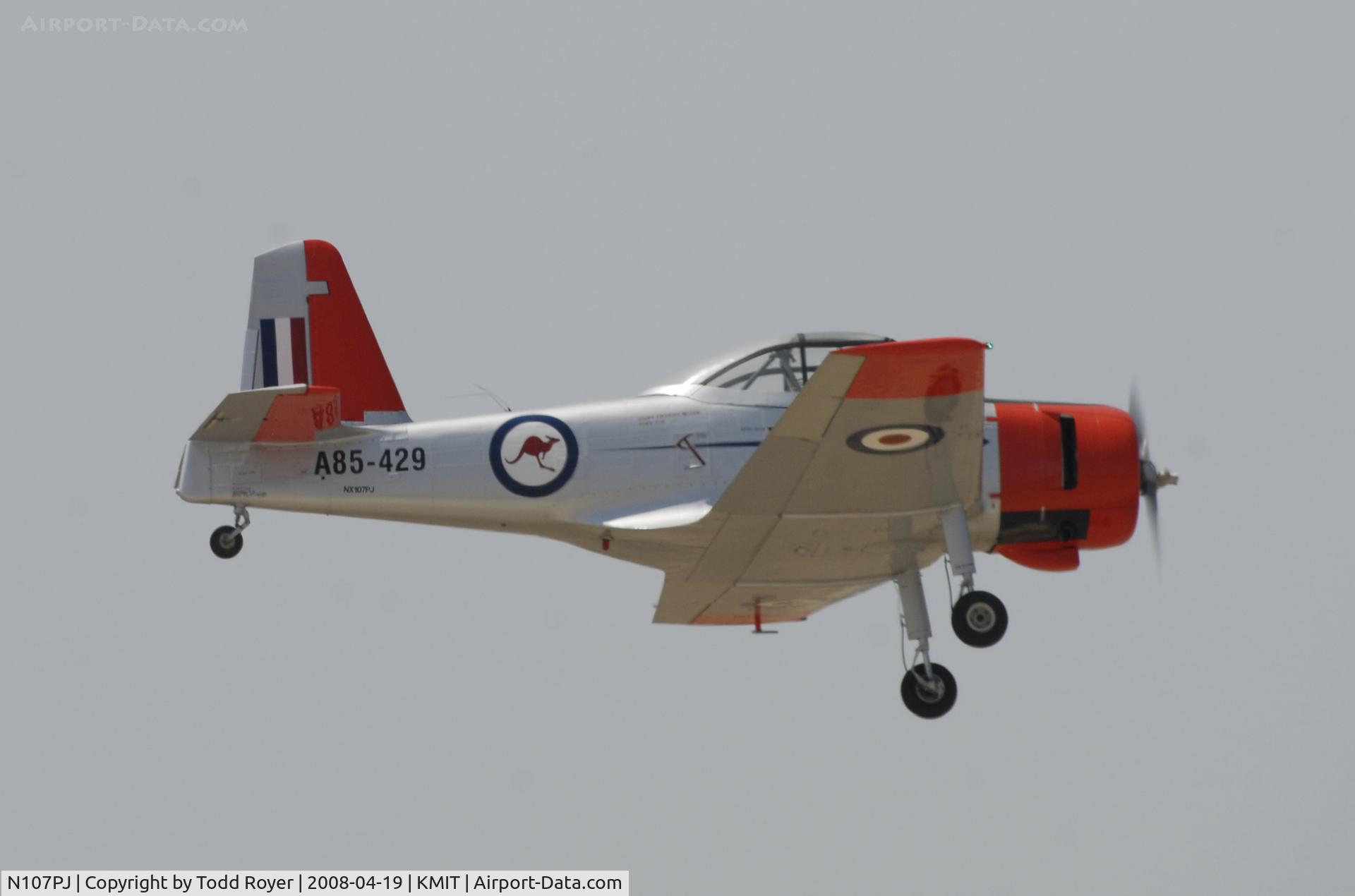 N107PJ, 1959 Commonwealth CA-25 Winjeel C/N CA25-29, Shafter Airshow 2008