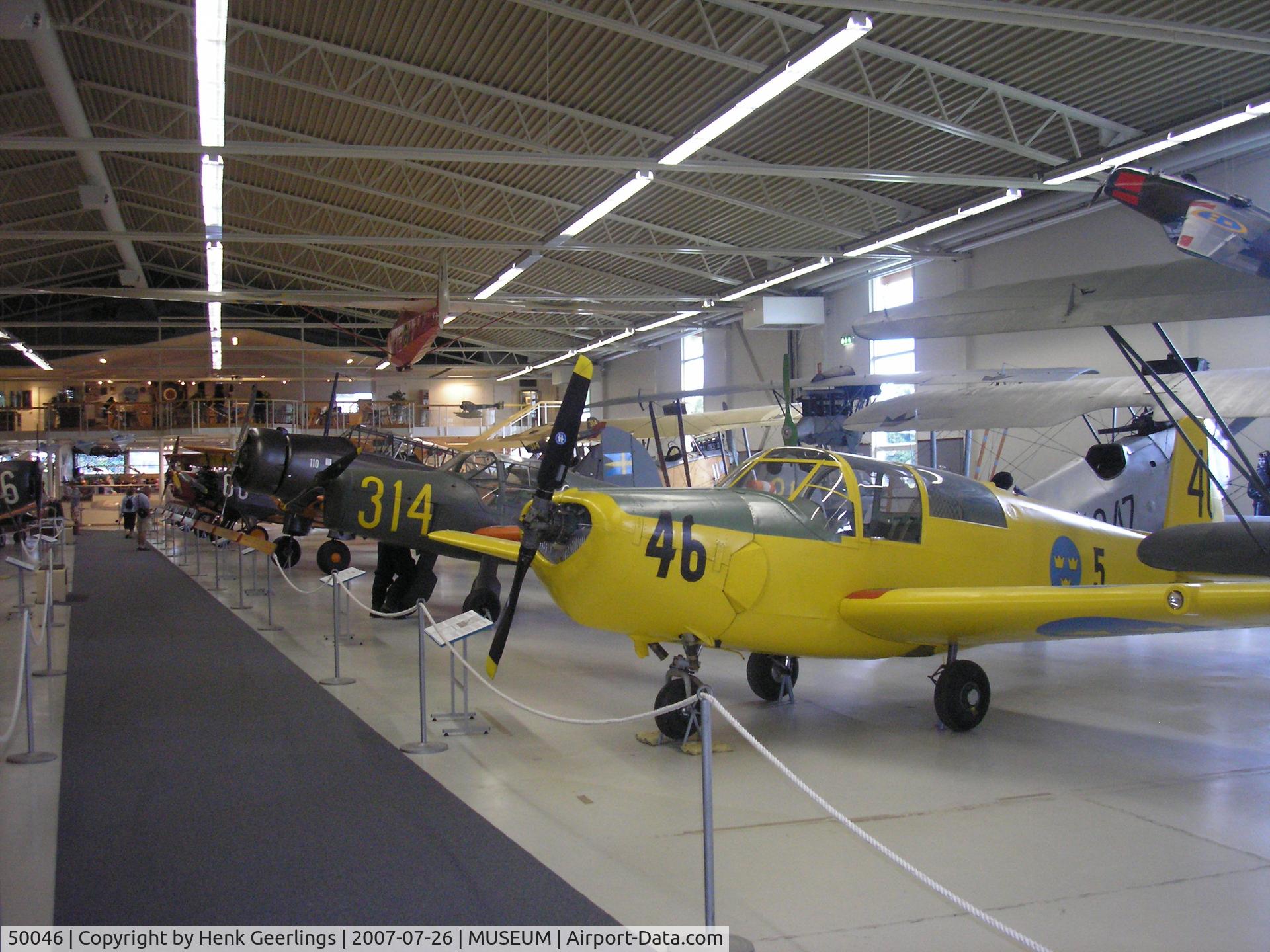 50046, Saab Sk.50B Safir C/N 91-258, Malmen , Swedish Air Force Museum, Linkoping
